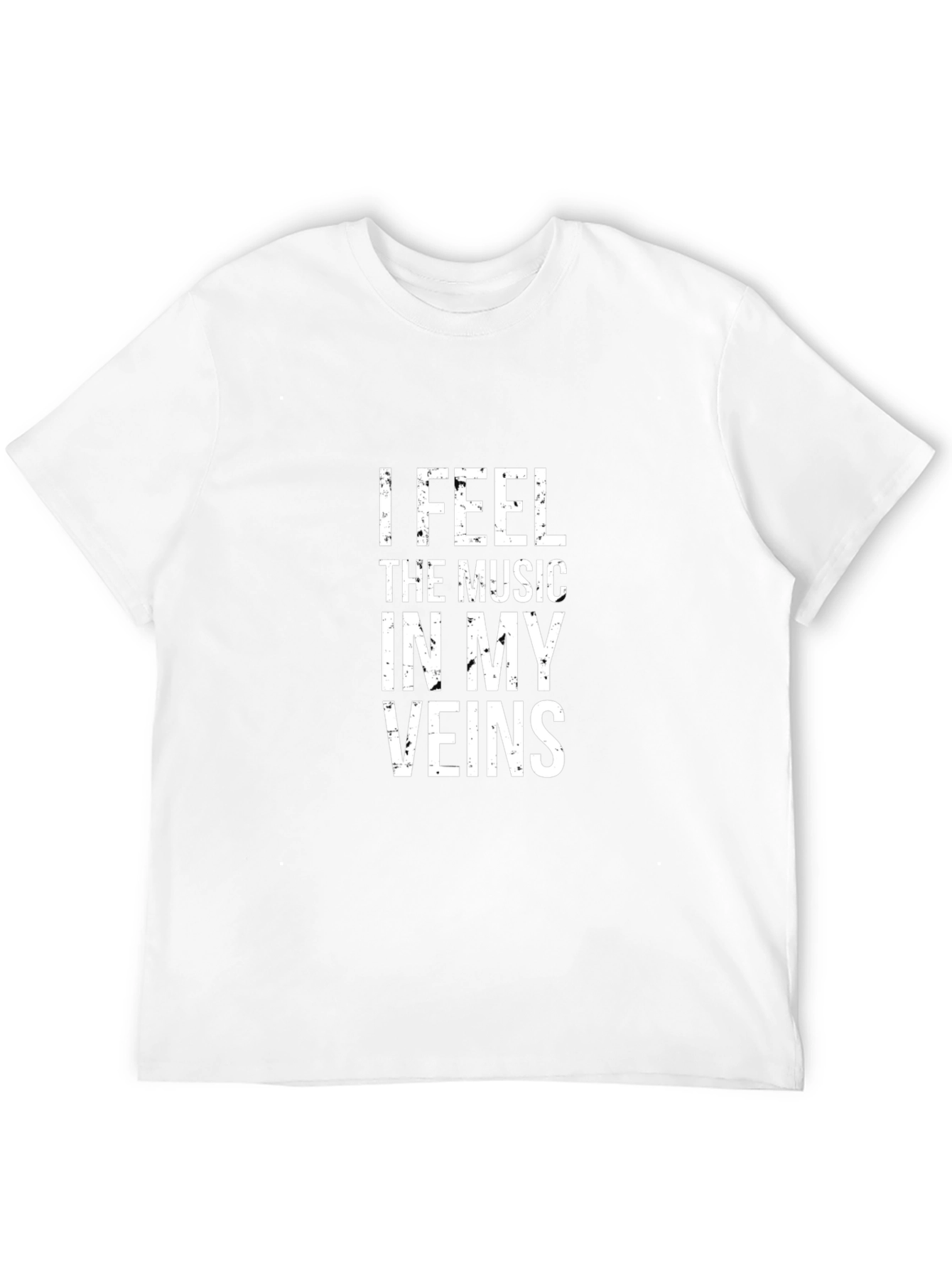 Music Lovers Black Cotton Tee