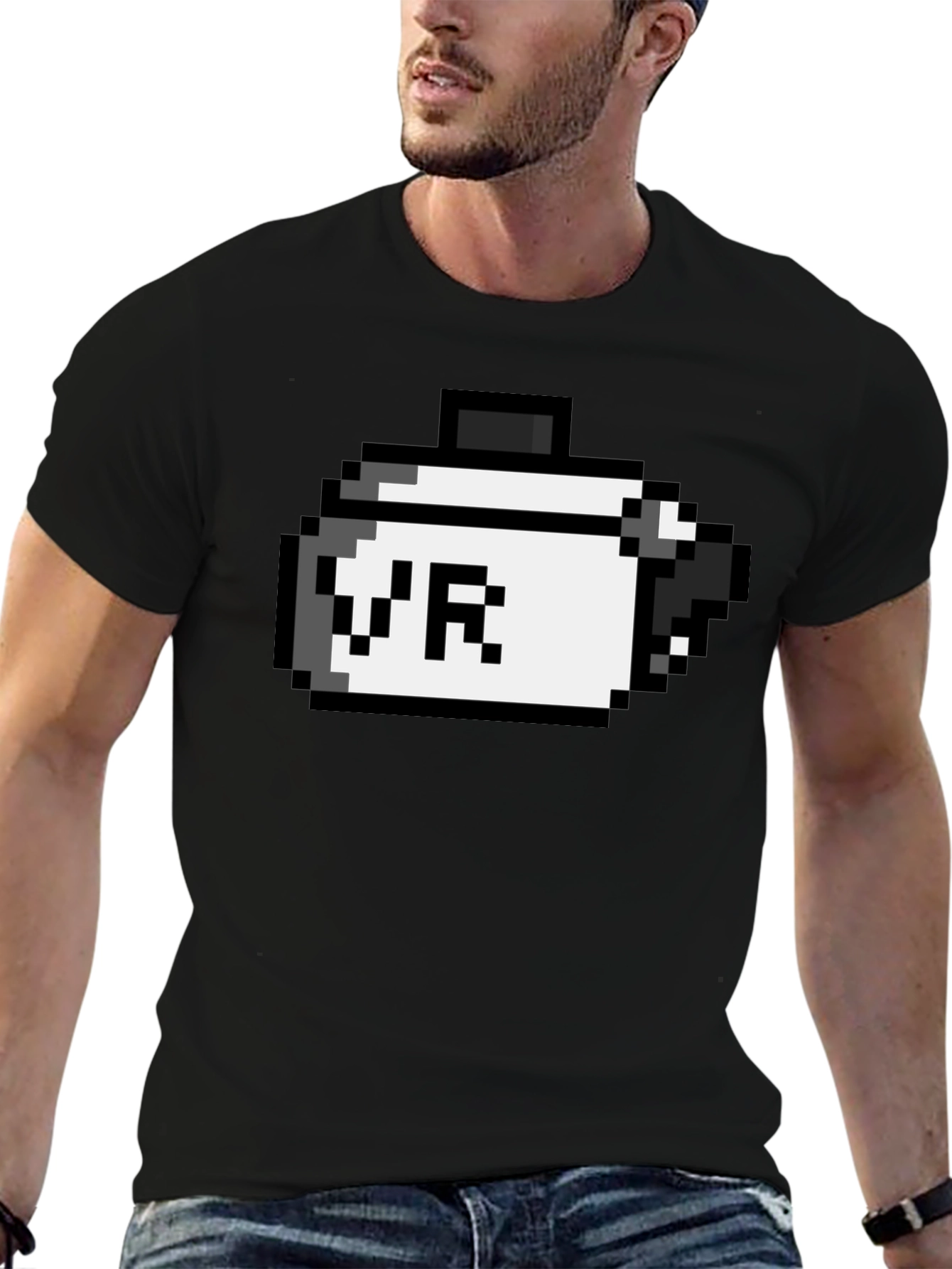 Pixel VR T-Shirt - Retro Gaming Style