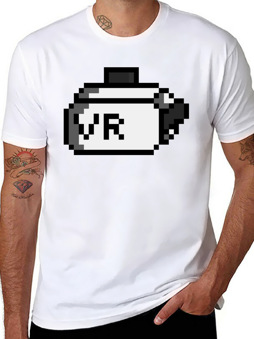 Pixel VR T-Shirt - Retro Gaming Style