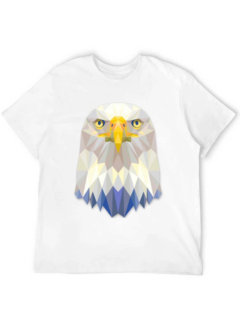 Geometric Eagle Graphic T-Shirt - Modern Design