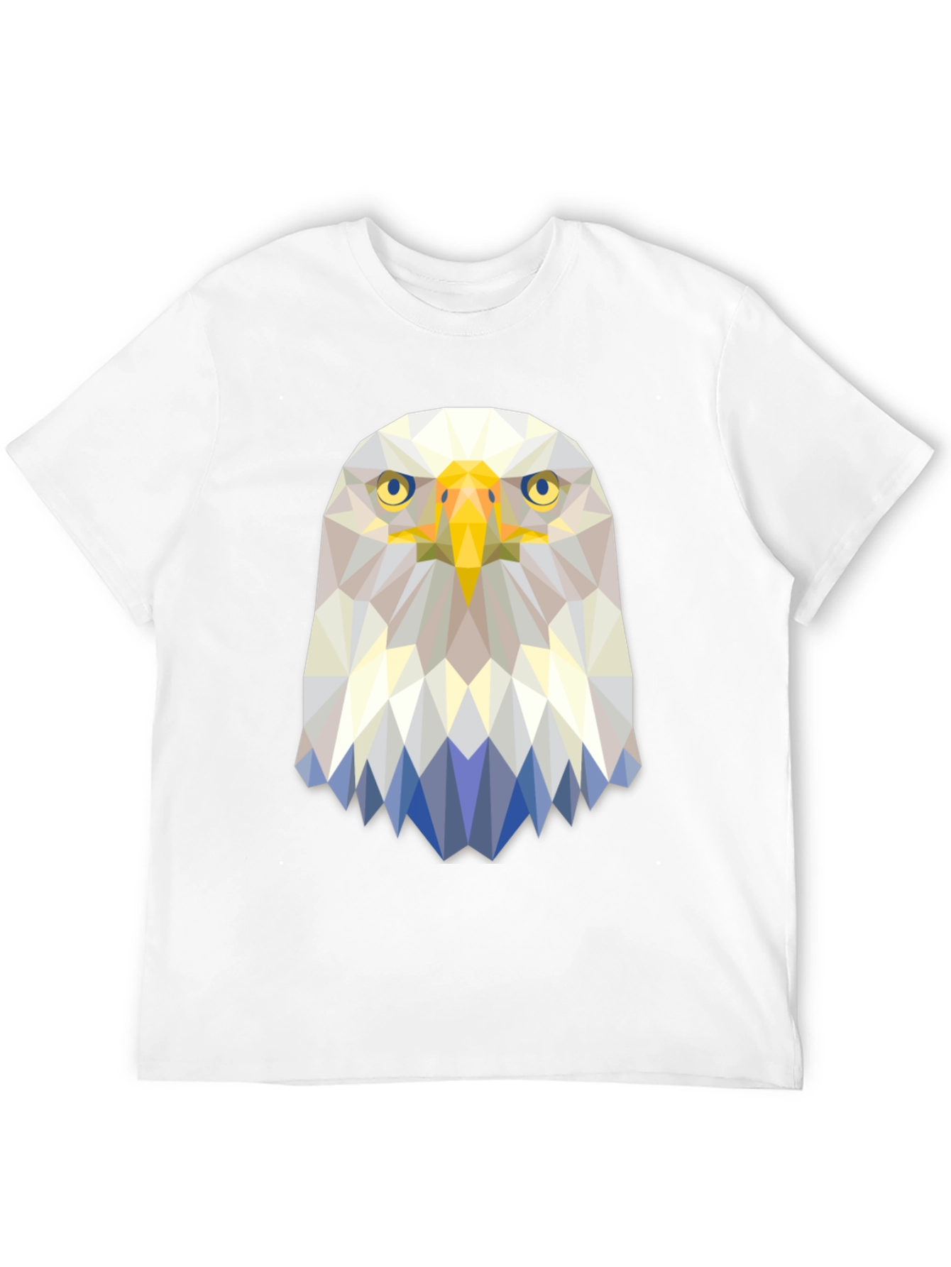 Geometric Eagle Graphic T-Shirt - Modern Design