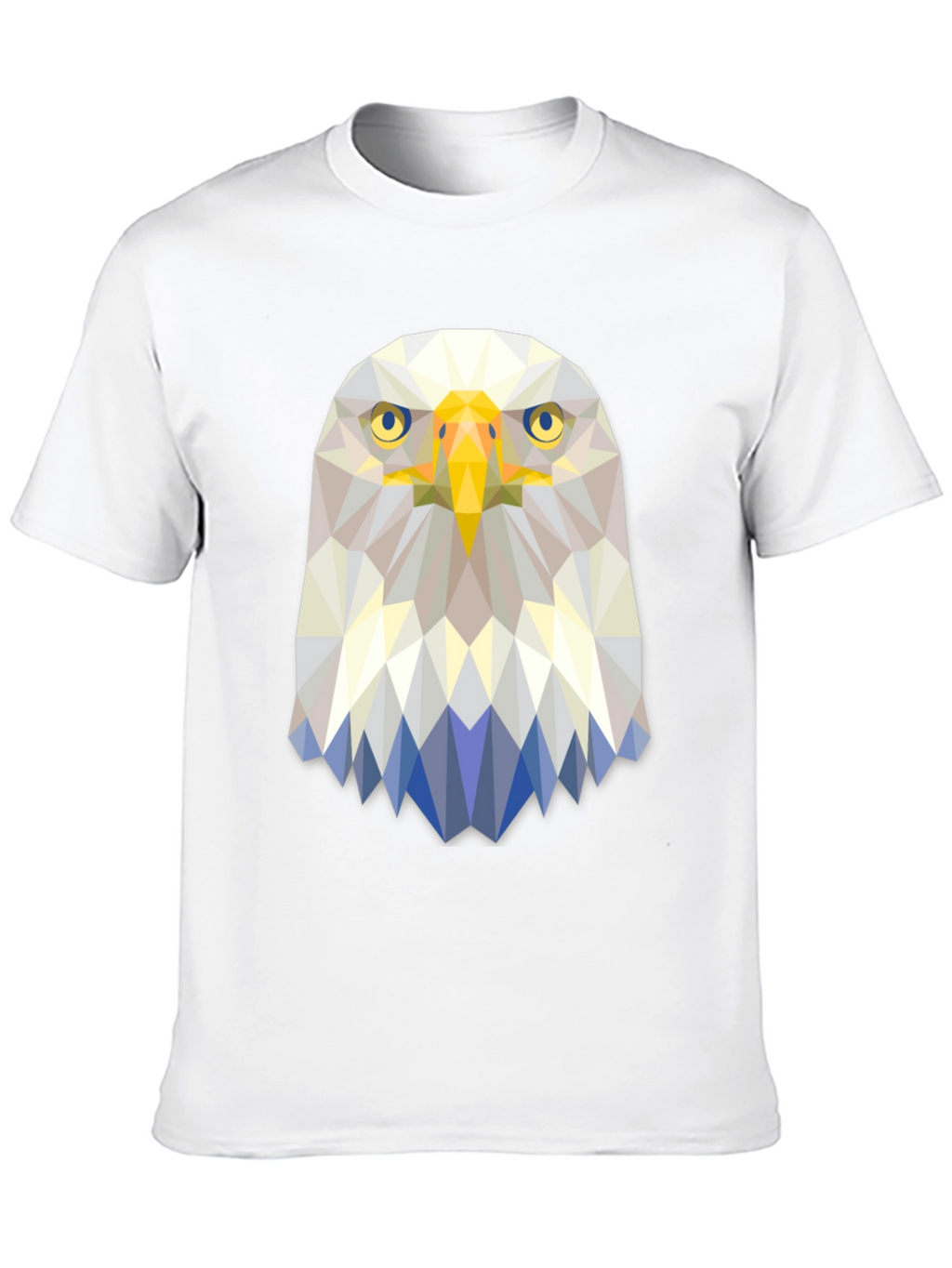 Geometric Eagle Graphic T-Shirt - Modern Design
