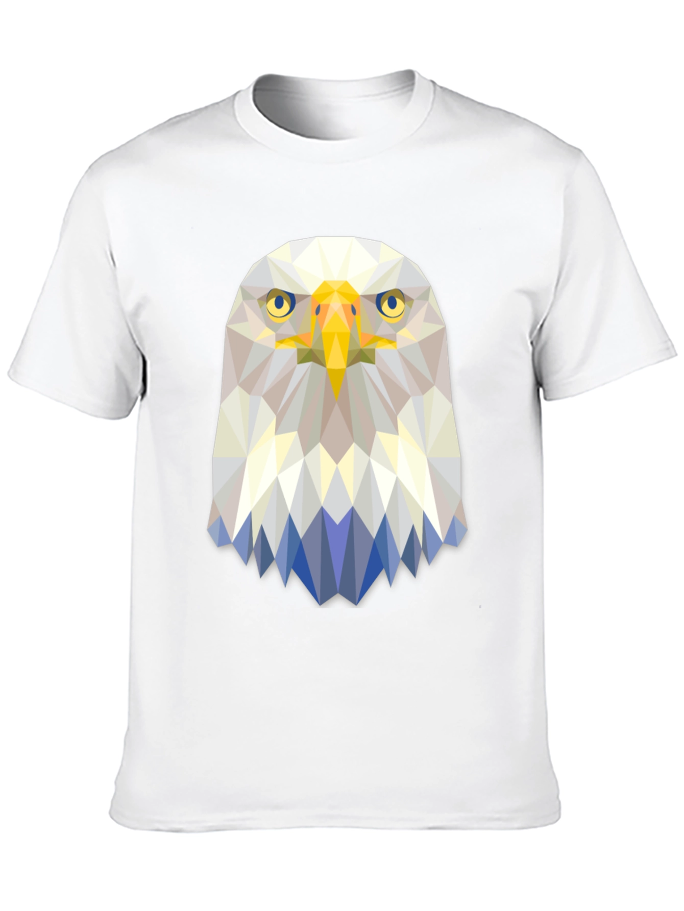 Geometric Eagle Graphic T-Shirt - Modern Design