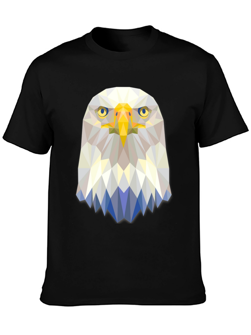 Geometric Eagle Graphic T-Shirt - Modern Design