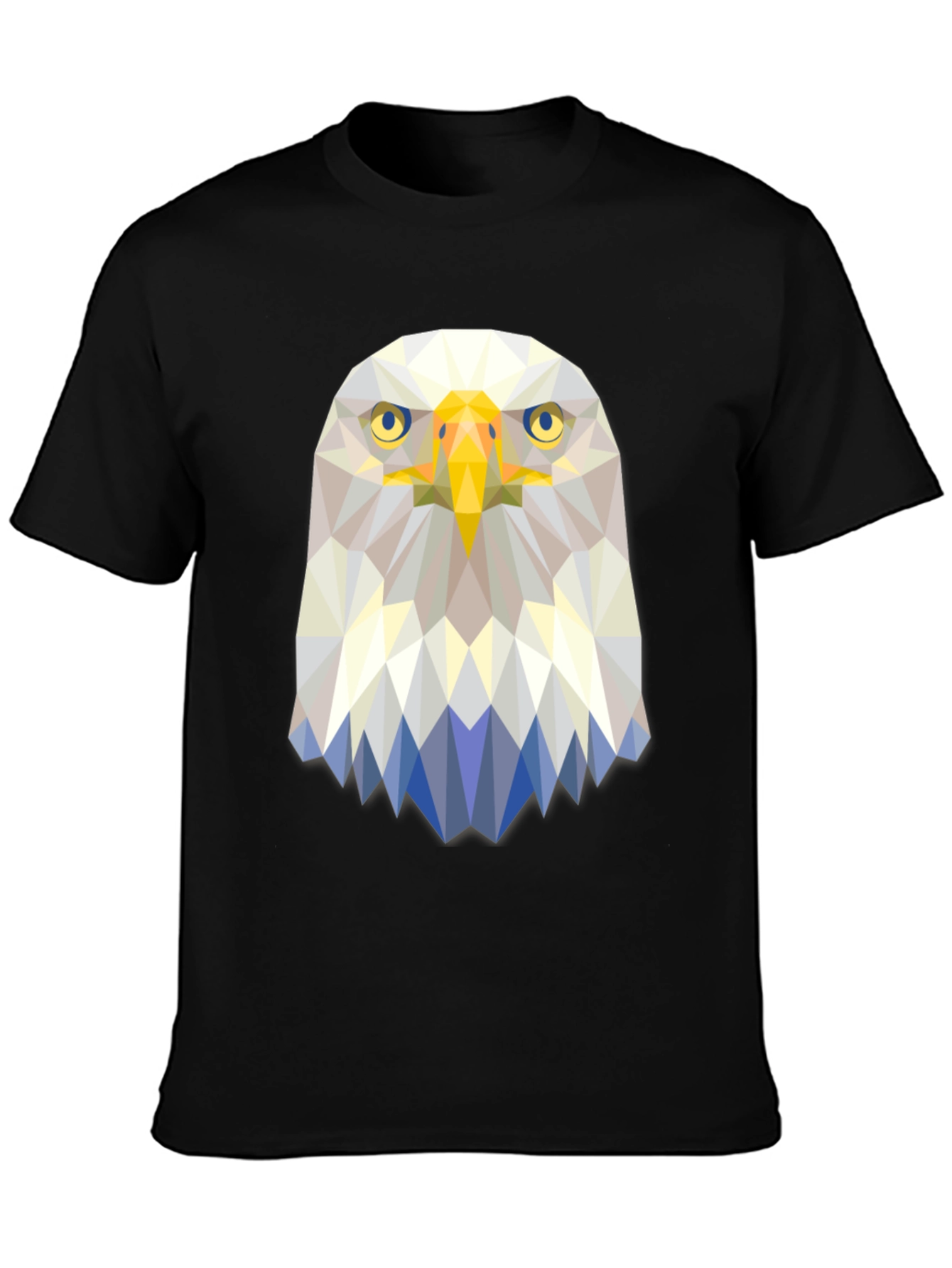 Geometric Eagle Graphic T-Shirt - Modern Design