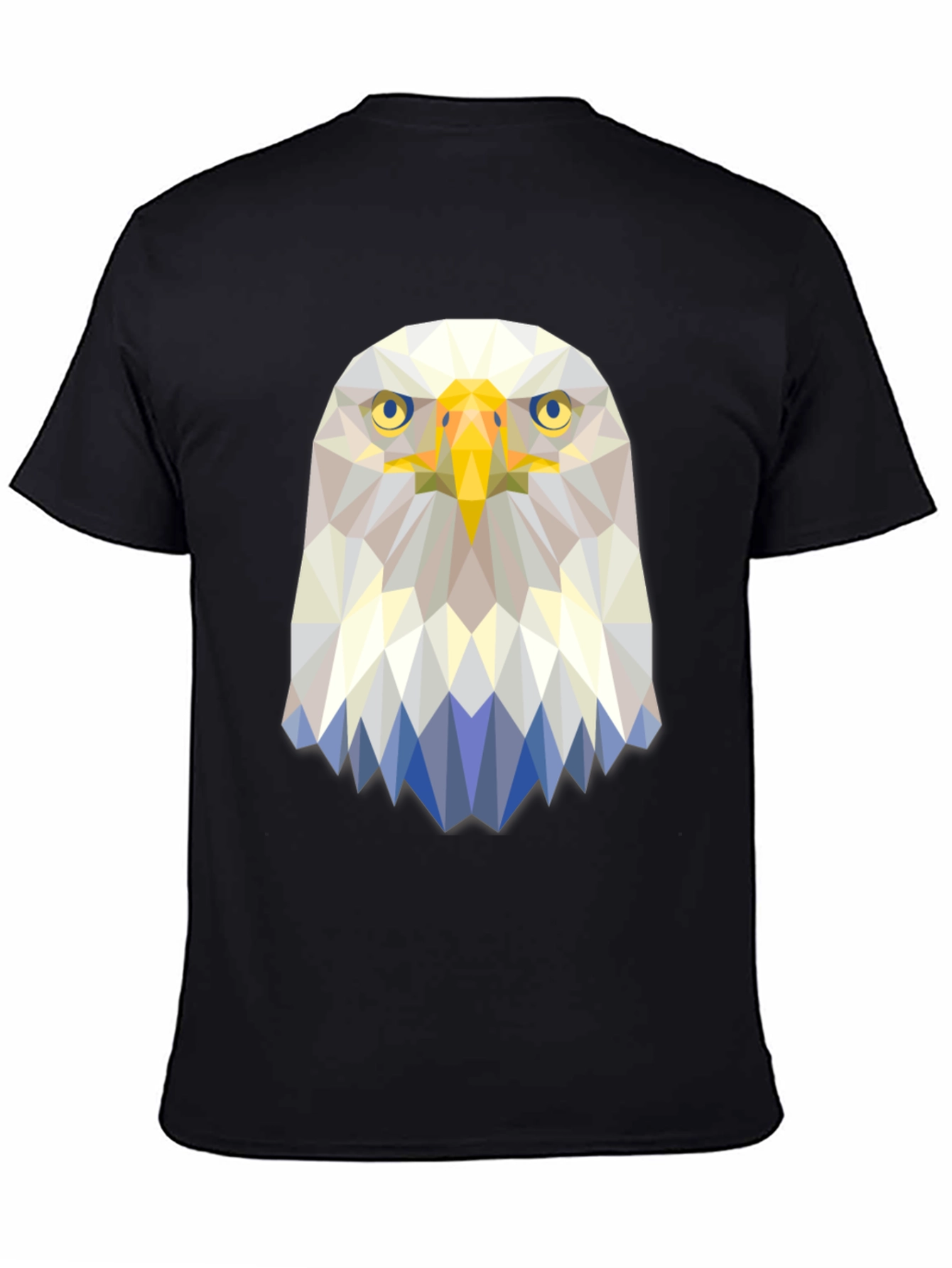 Geometric Eagle Graphic T-Shirt - Modern Design