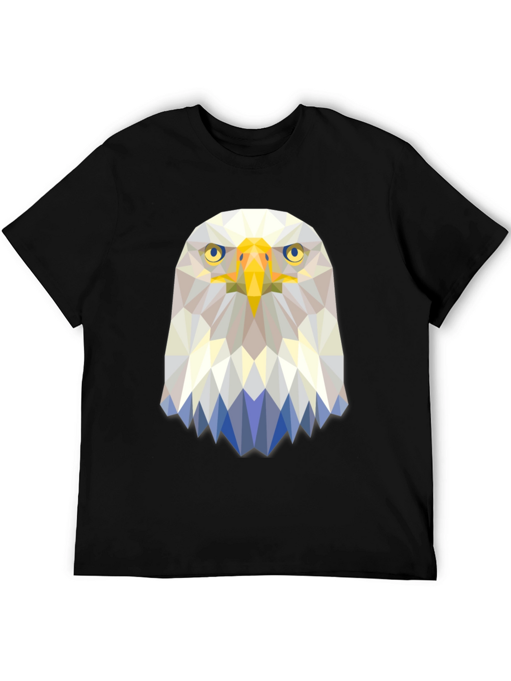 Geometric Eagle Graphic T-Shirt - Modern Design