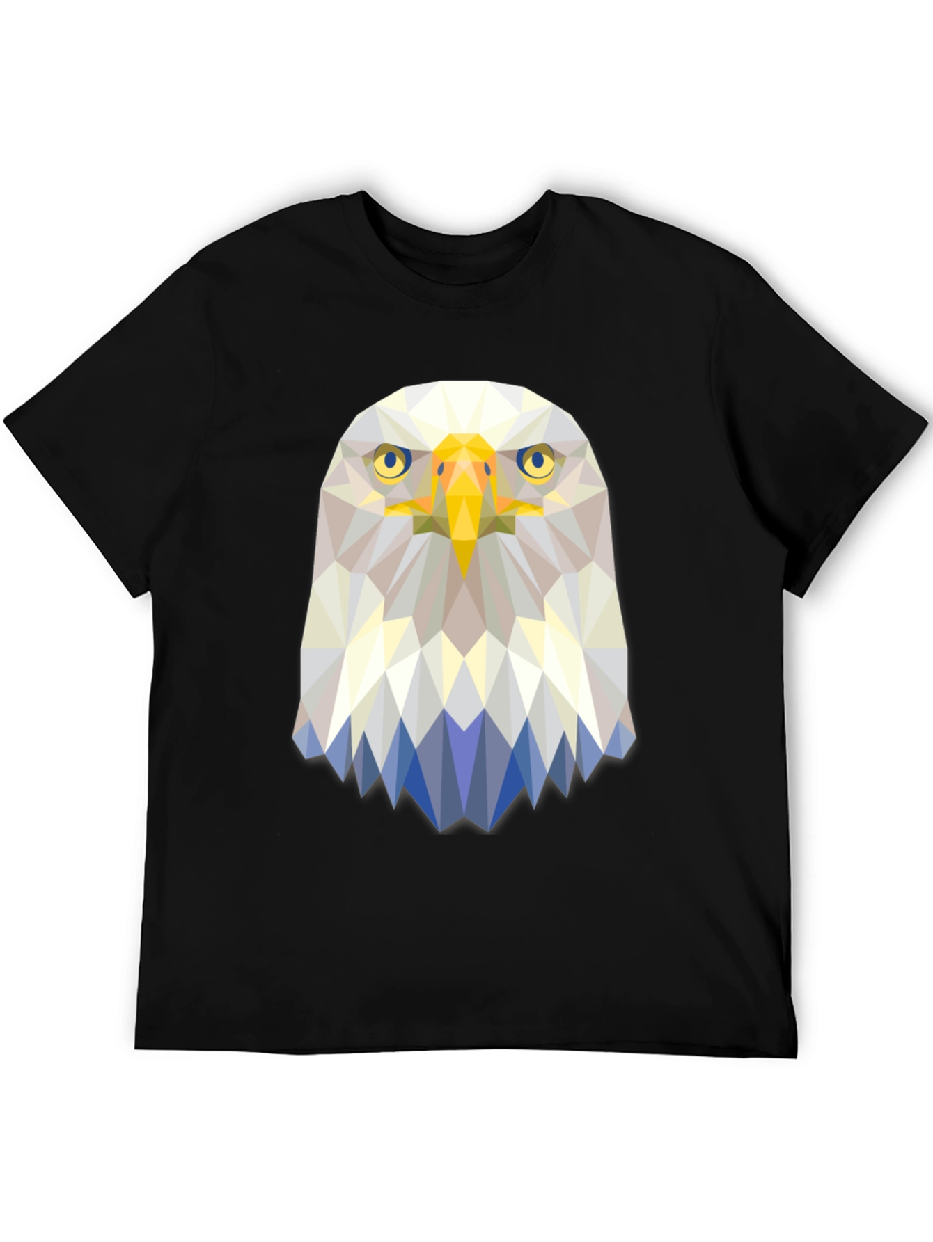 Geometric Eagle Graphic T-Shirt - Modern Design