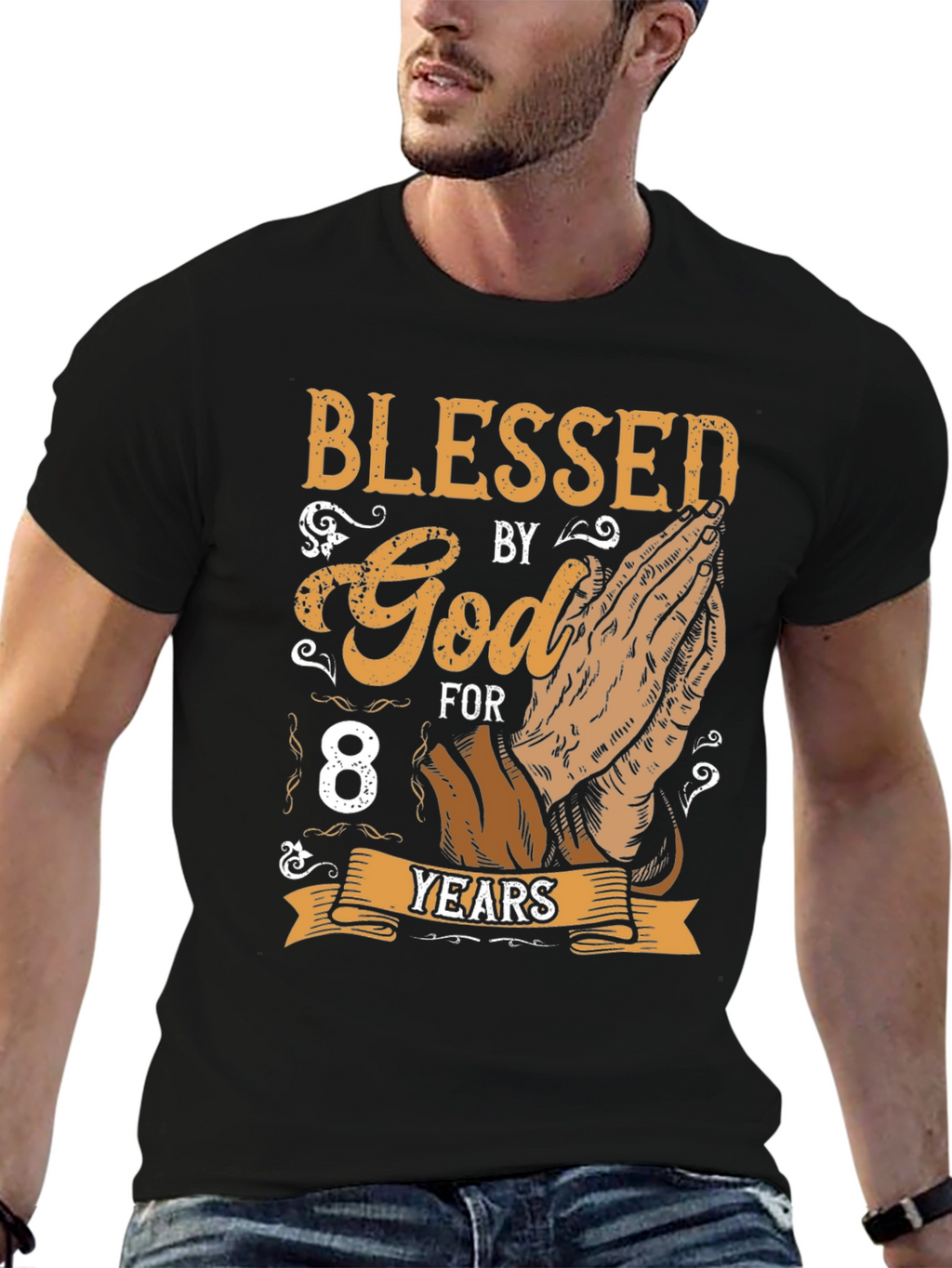 Blessed By God For 8 Years T-Shirt