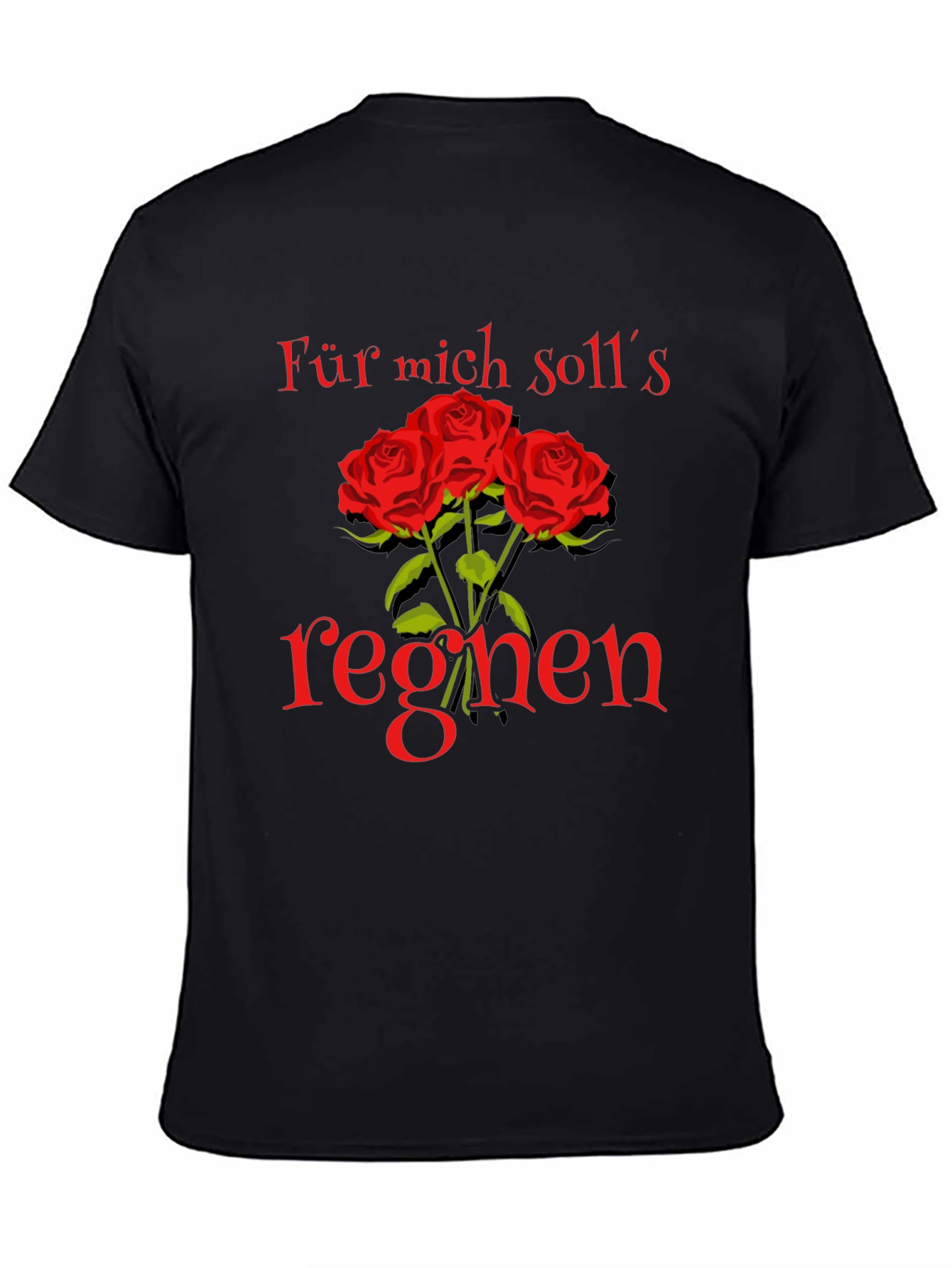 Floral Graphic Tee - Für mich solls regnen