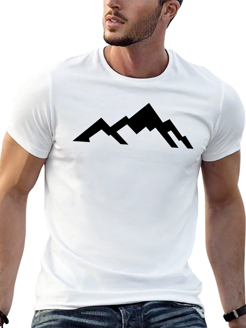 Black Mountain Silhouette Graphic Tee - Adventure Ready