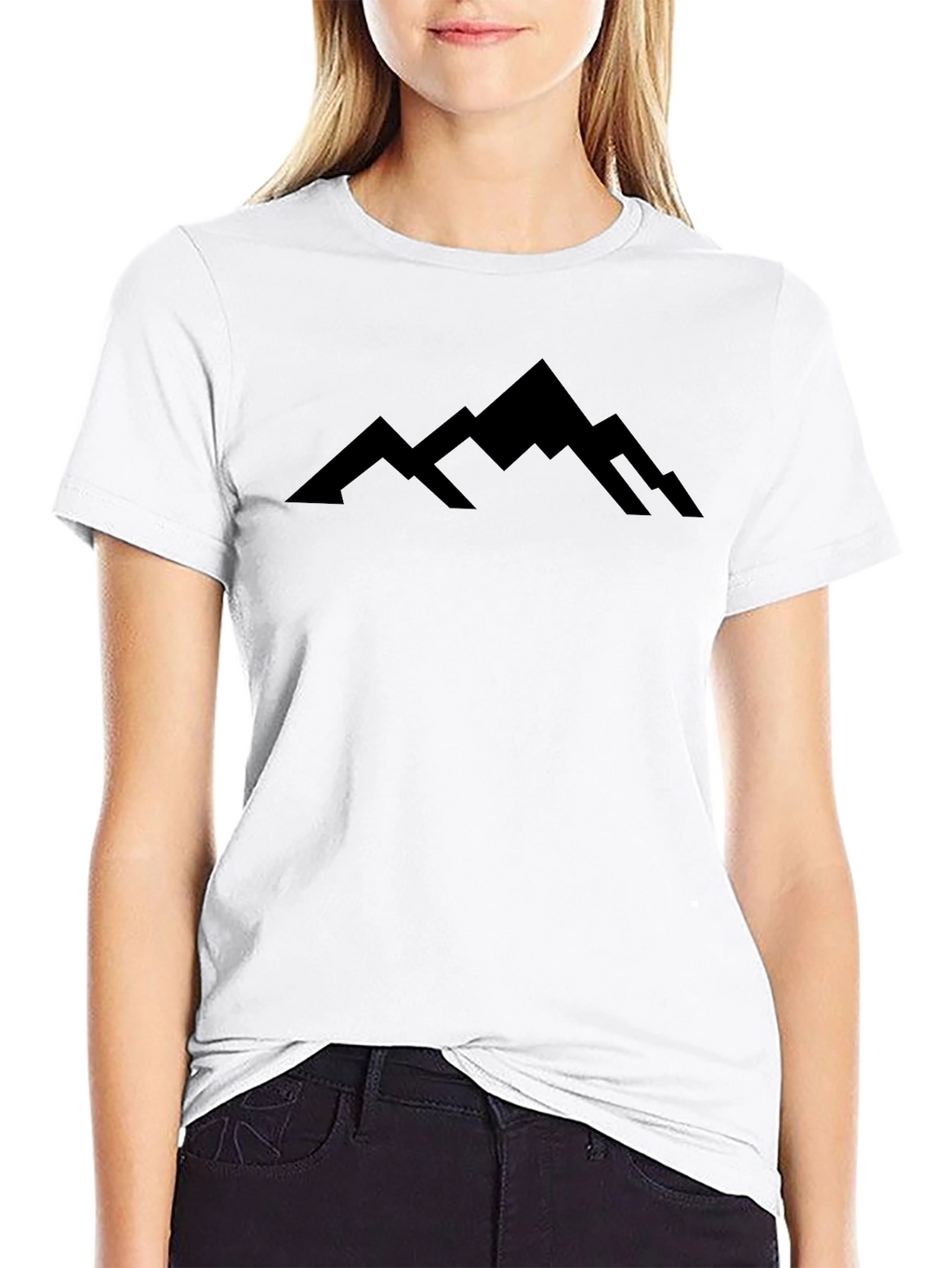 Black Mountain Silhouette Graphic Tee - Adventure Ready