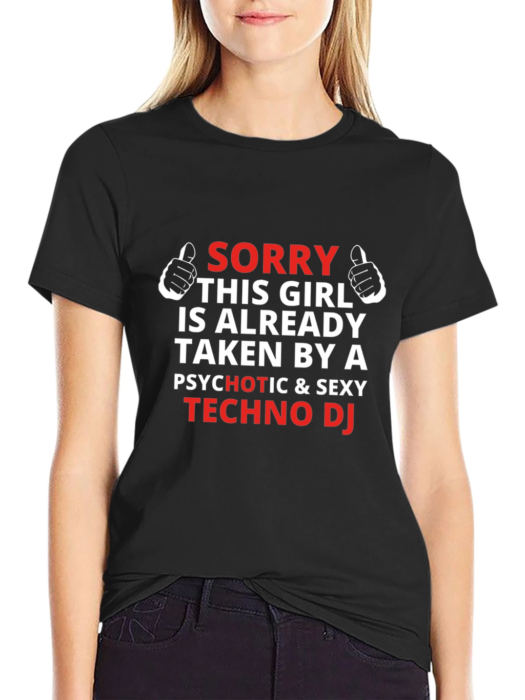Sorry This Girl Is Taken Techno DJ T-Shirt