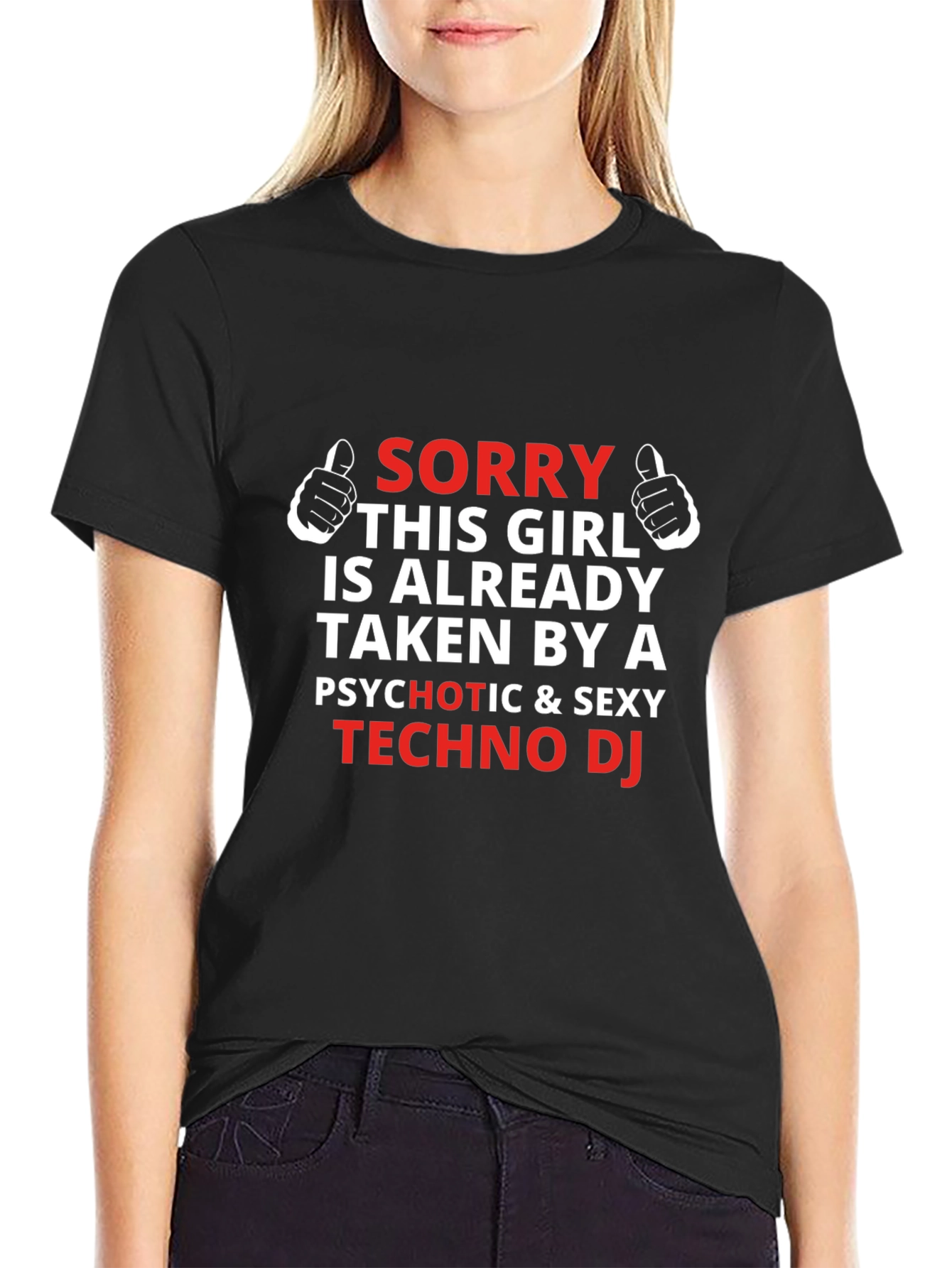 Sorry This Girl Is Taken Techno DJ T-Shirt