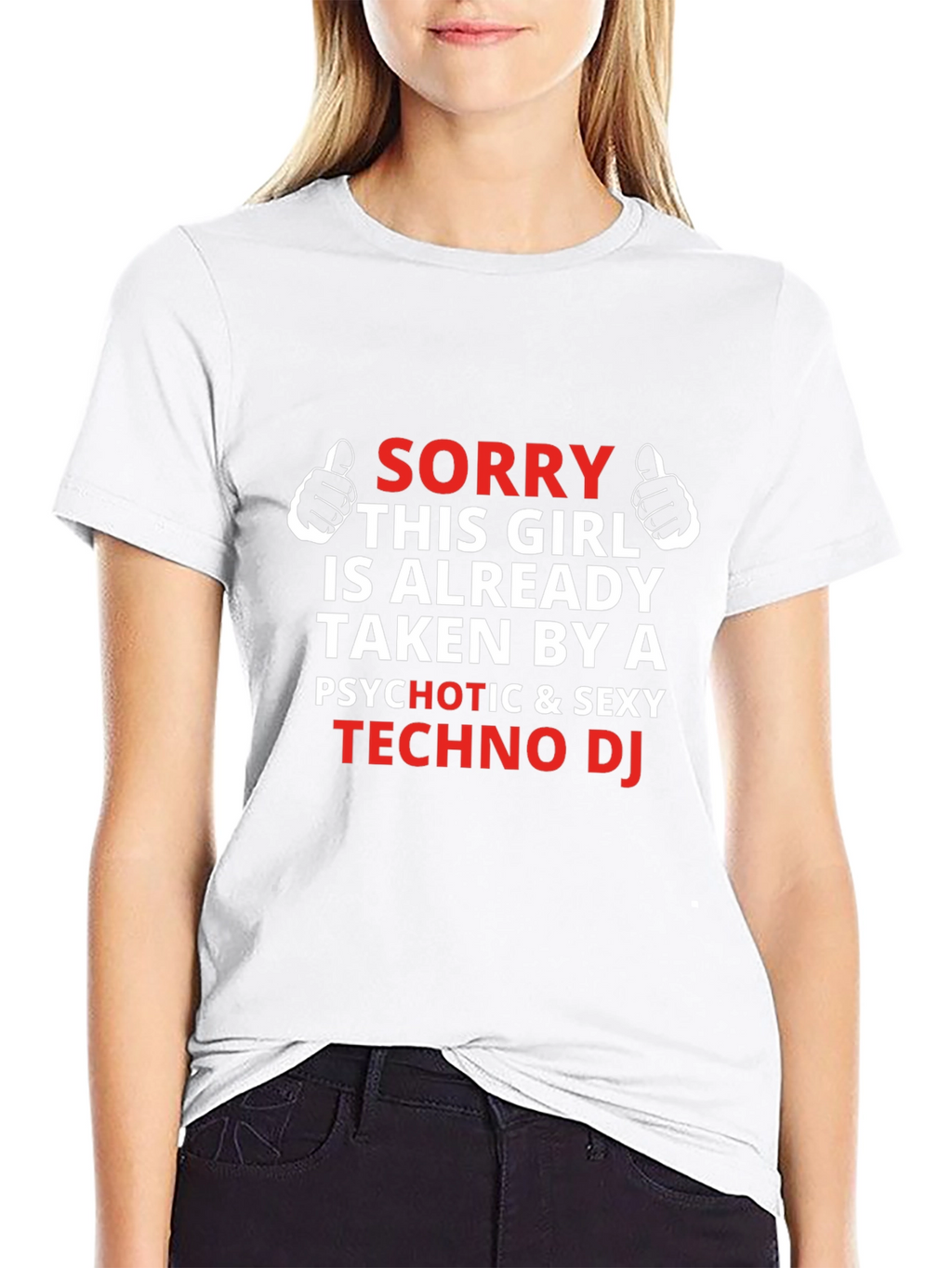 Sorry This Girl Is Taken Techno DJ T-Shirt