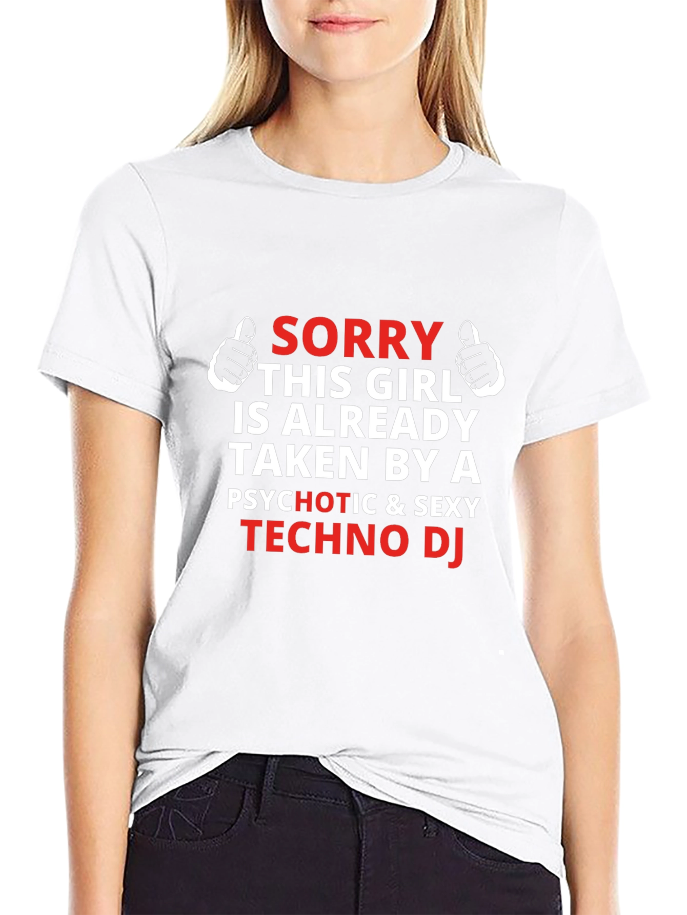 Sorry This Girl Is Taken Techno DJ T-Shirt