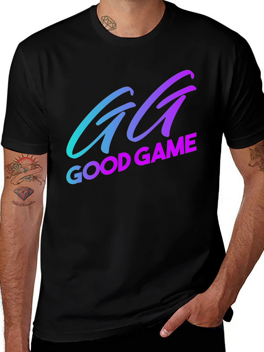 GG Good Game Graphic T-Shirt - Soft Cotton Blend