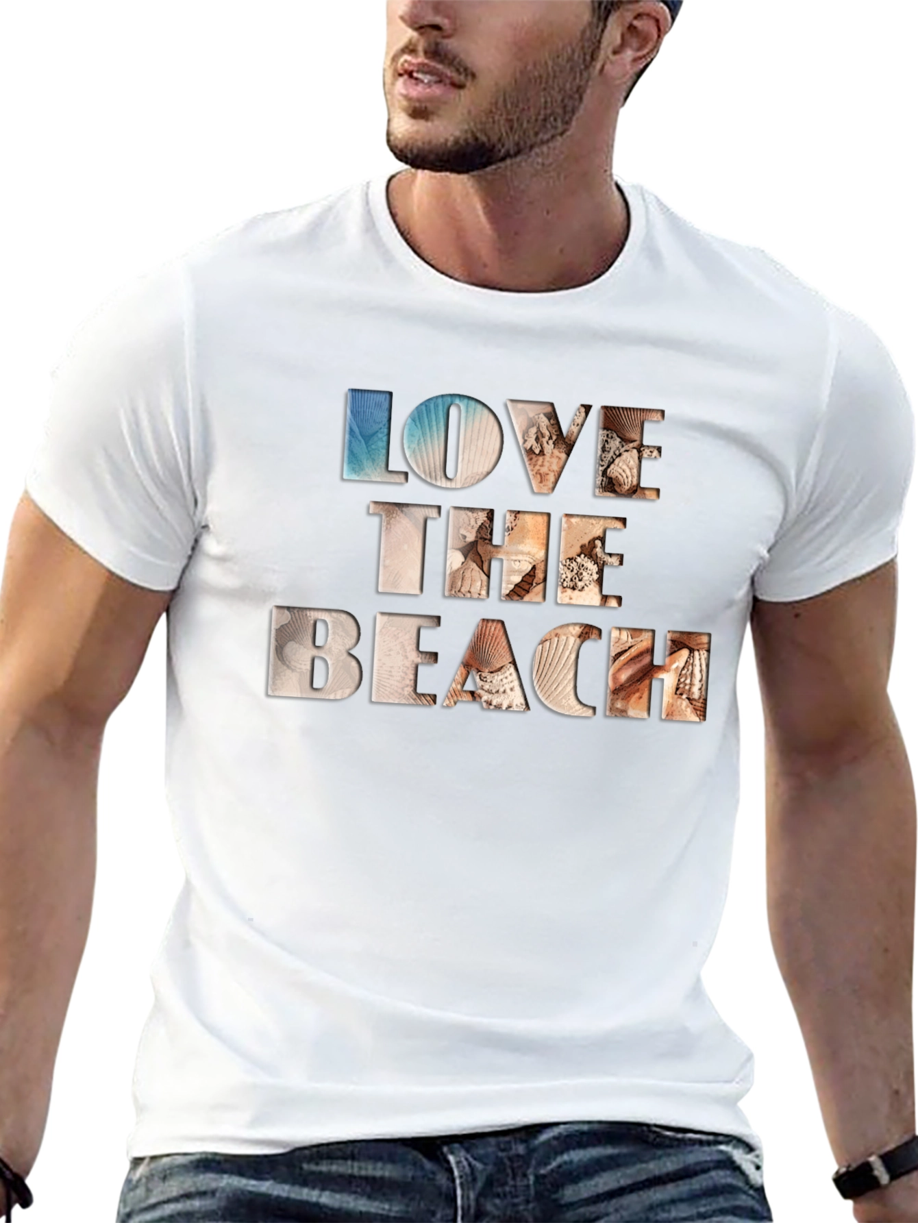 Love The Beach Graphic Tee