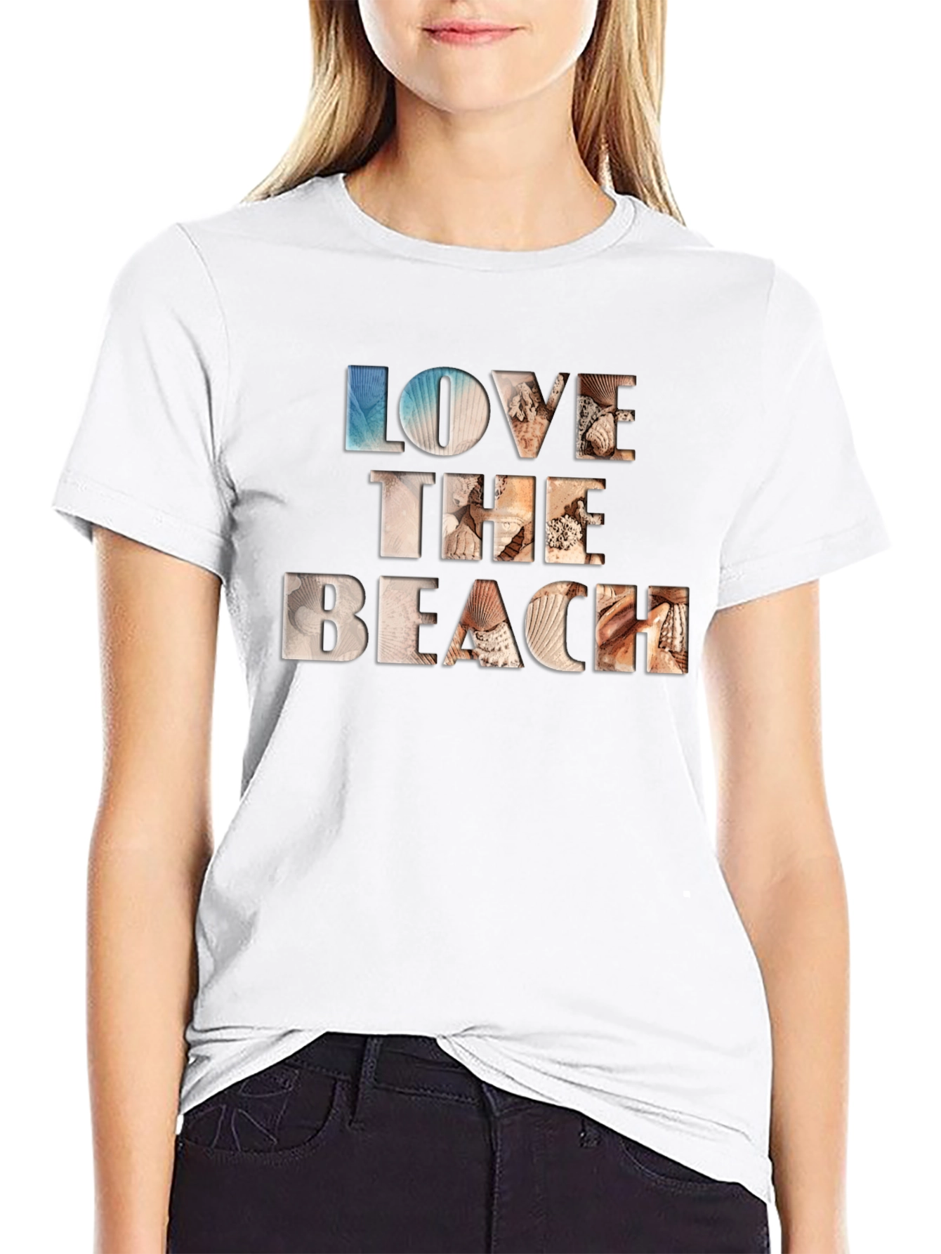 Love The Beach Graphic Tee