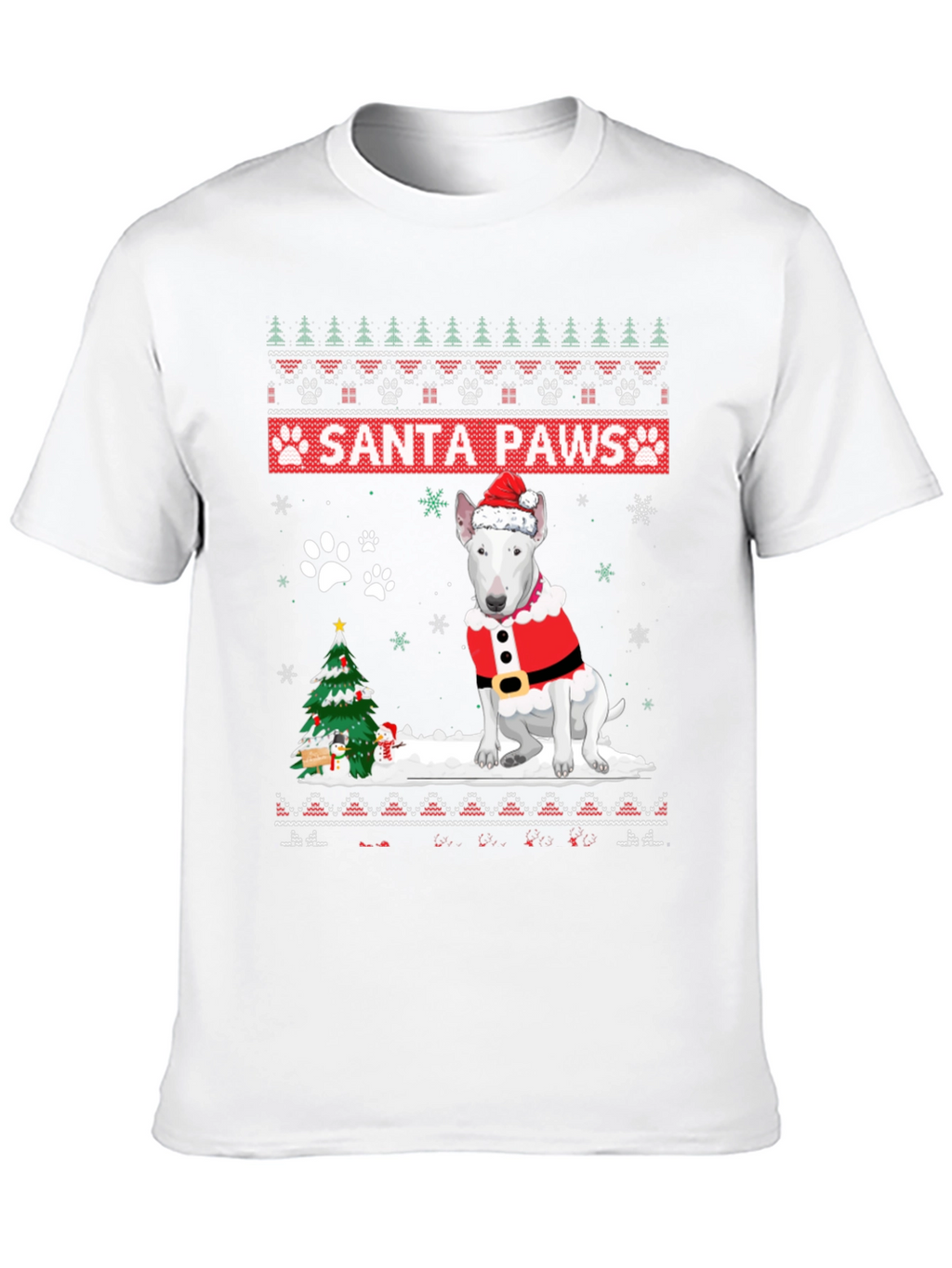 Santa Paws Dog Christmas T-Shirt