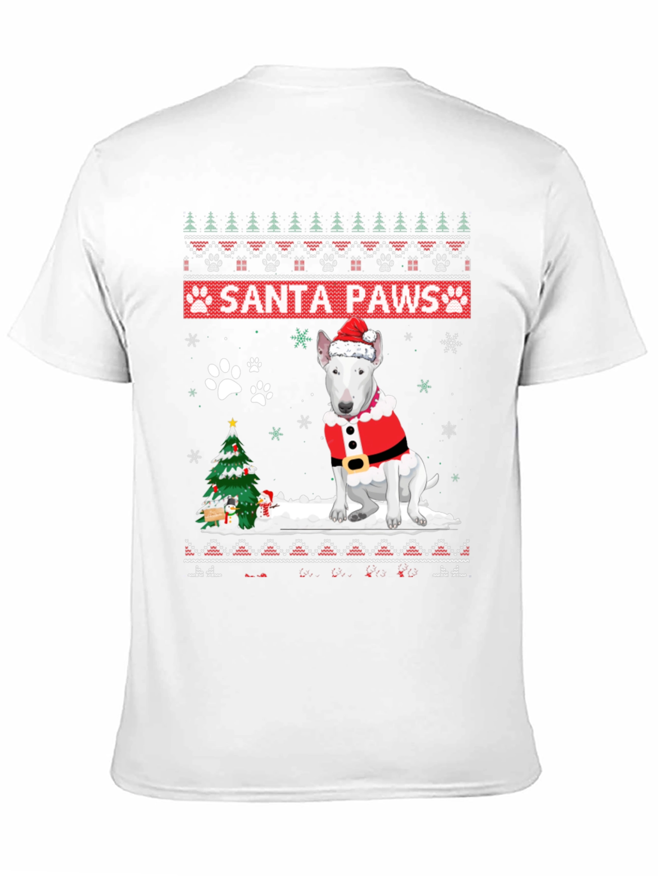 Santa Paws Dog Christmas T-Shirt