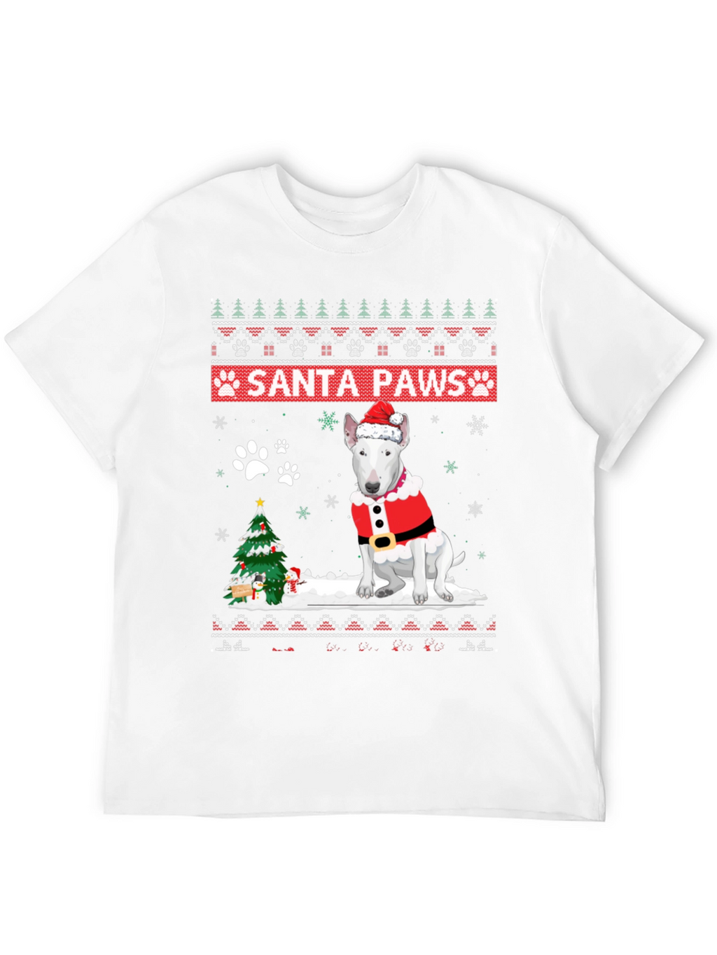 Santa Paws Dog Christmas T-Shirt