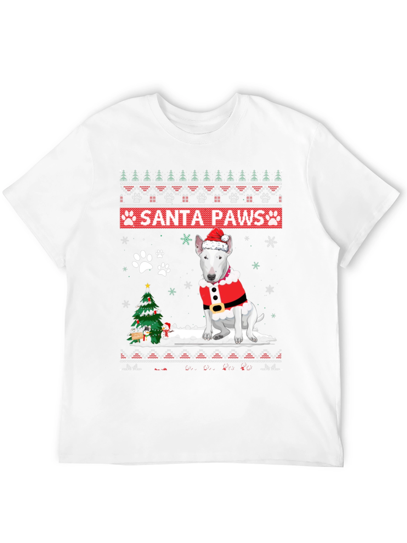 Santa Paws Dog Christmas T-Shirt