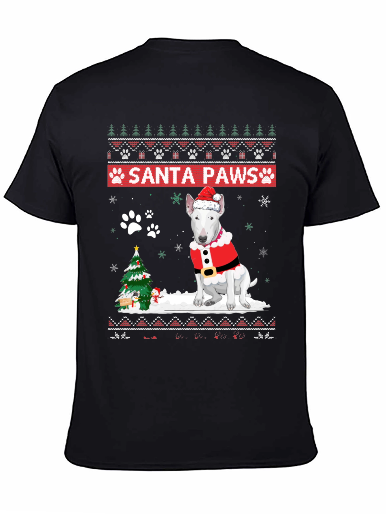Santa Paws Dog Christmas T-Shirt