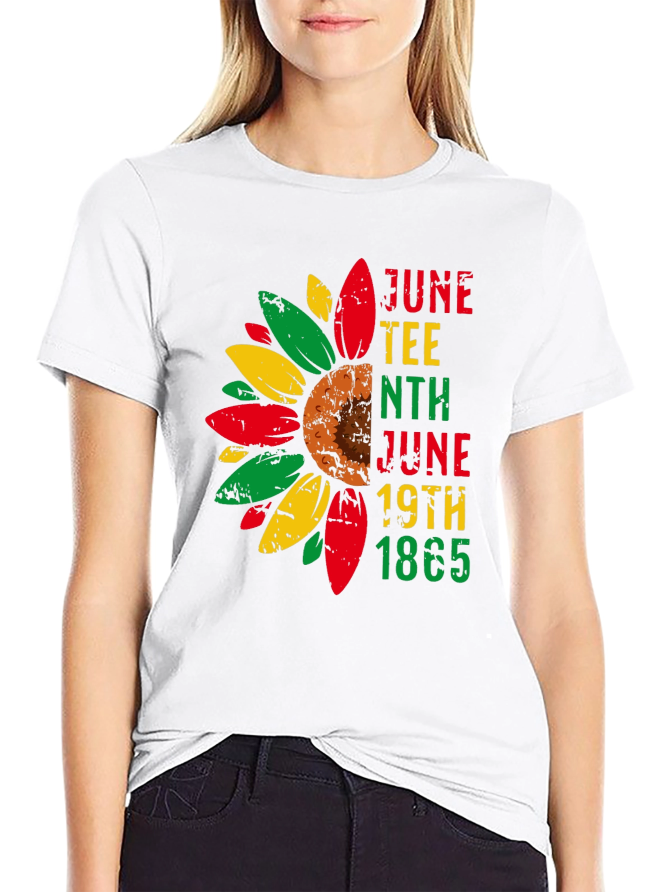 Juneteenth Sunflower T-Shirt - Freedom Day