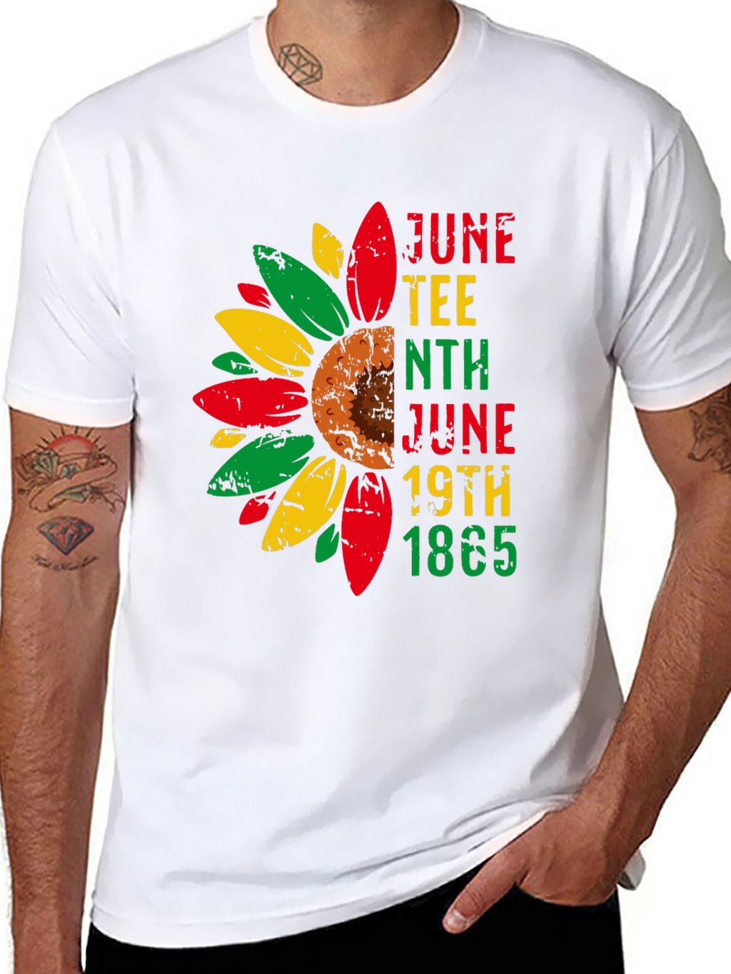 Juneteenth Sunflower T-Shirt - Freedom Day