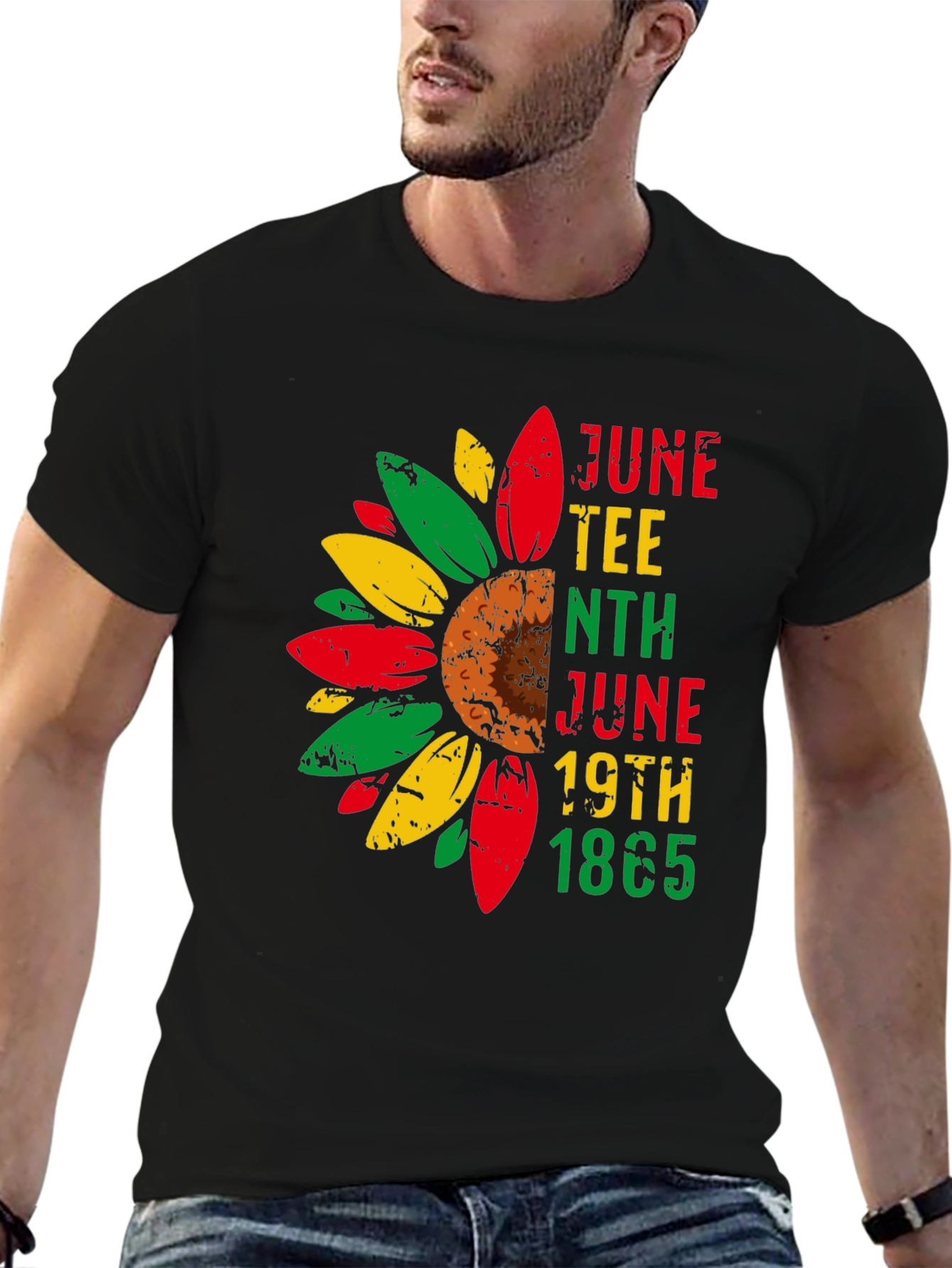 Juneteenth Sunflower T-Shirt - Freedom Day