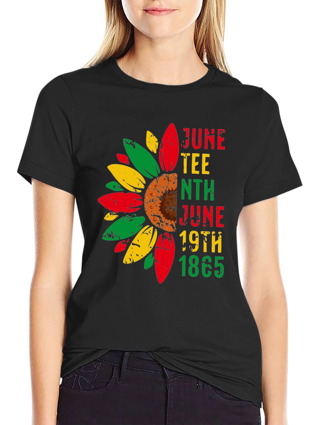 Juneteenth Sunflower T-Shirt - Freedom Day