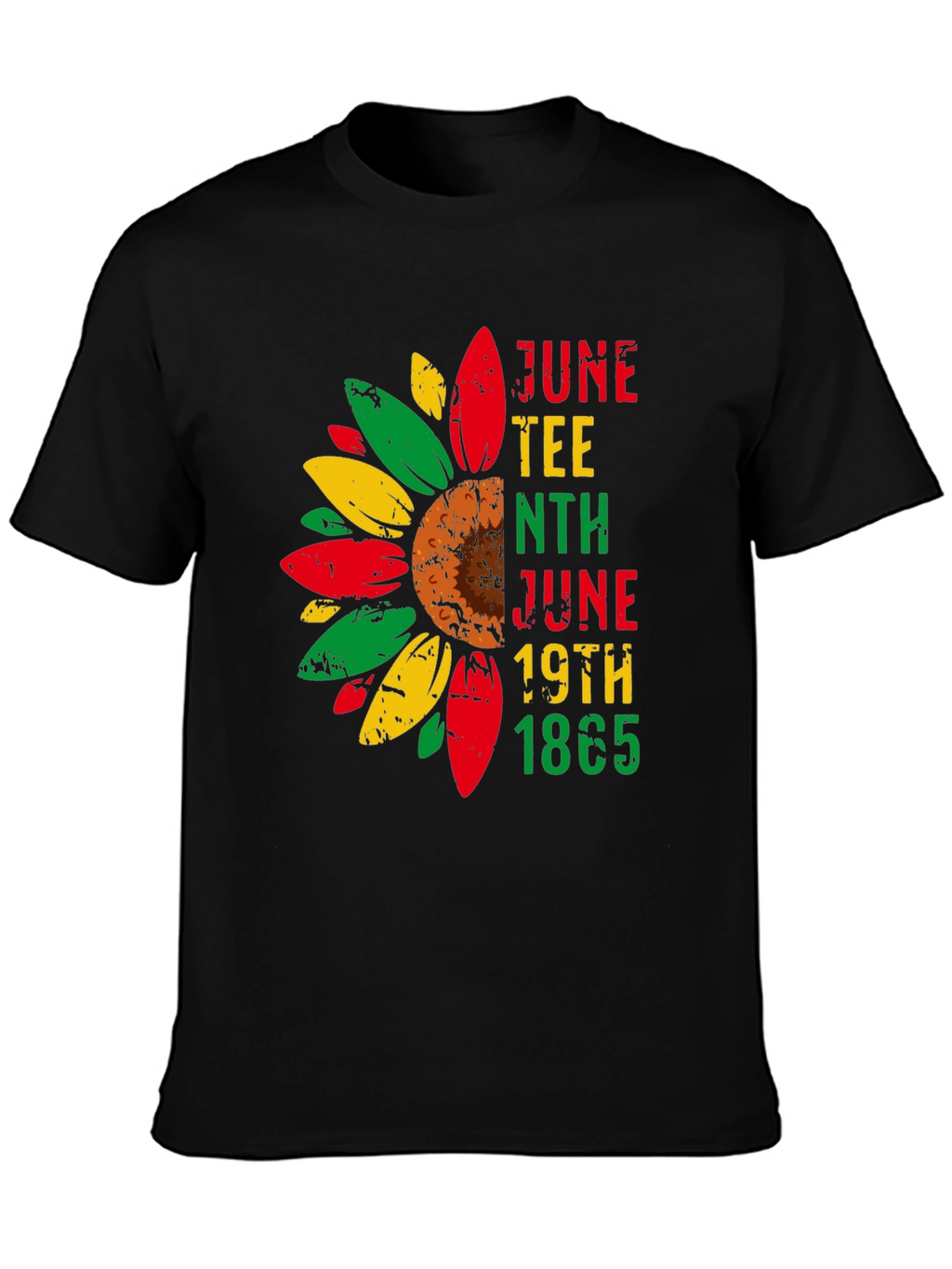 Juneteenth Sunflower T-Shirt - Freedom Day
