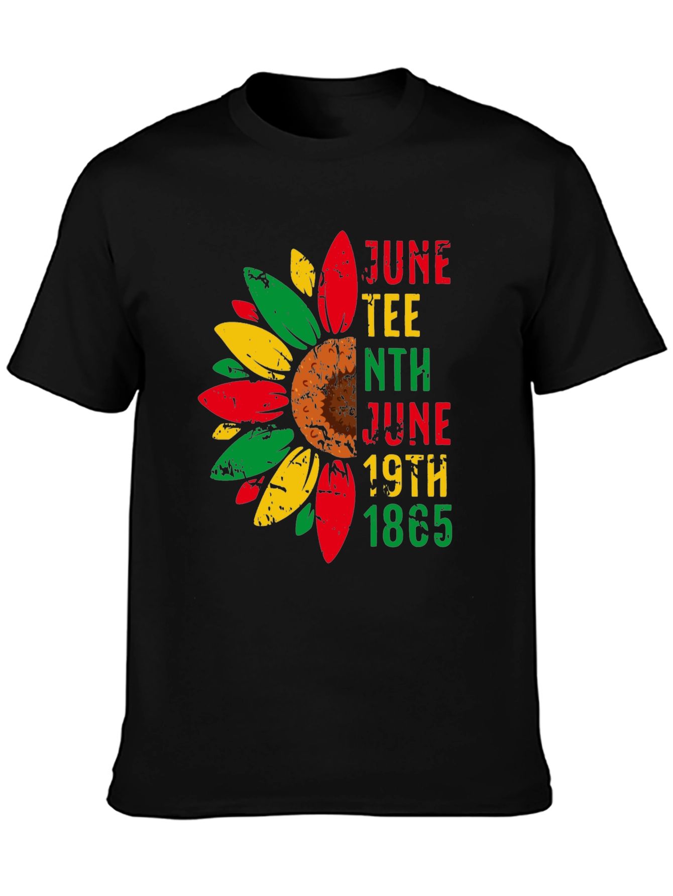 Juneteenth Sunflower T-Shirt - Freedom Day