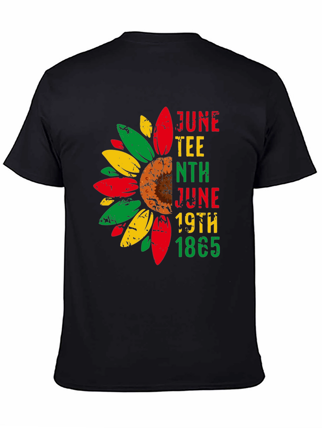 Juneteenth Sunflower T-Shirt - Freedom Day