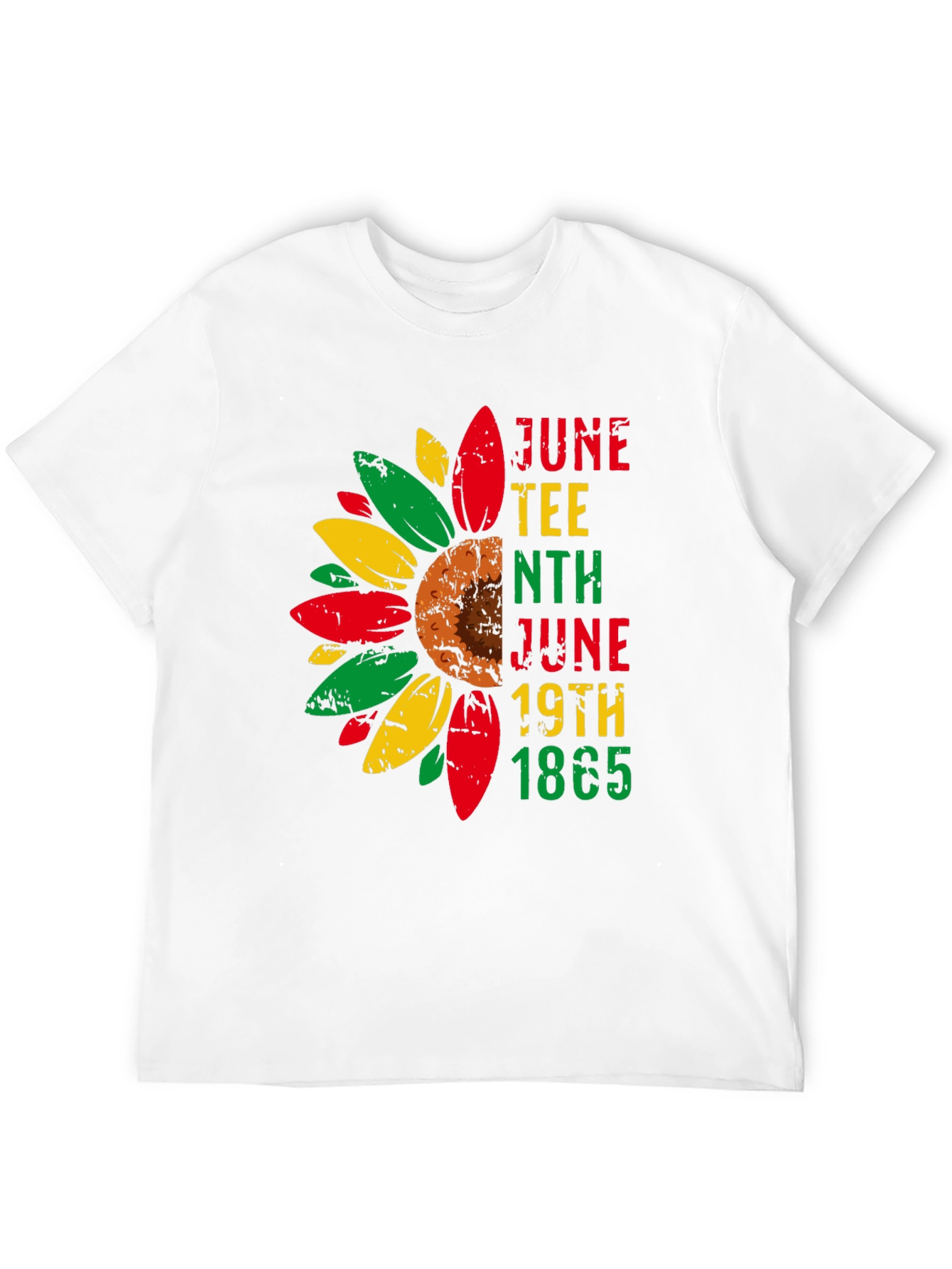 Juneteenth Sunflower T-Shirt - Freedom Day