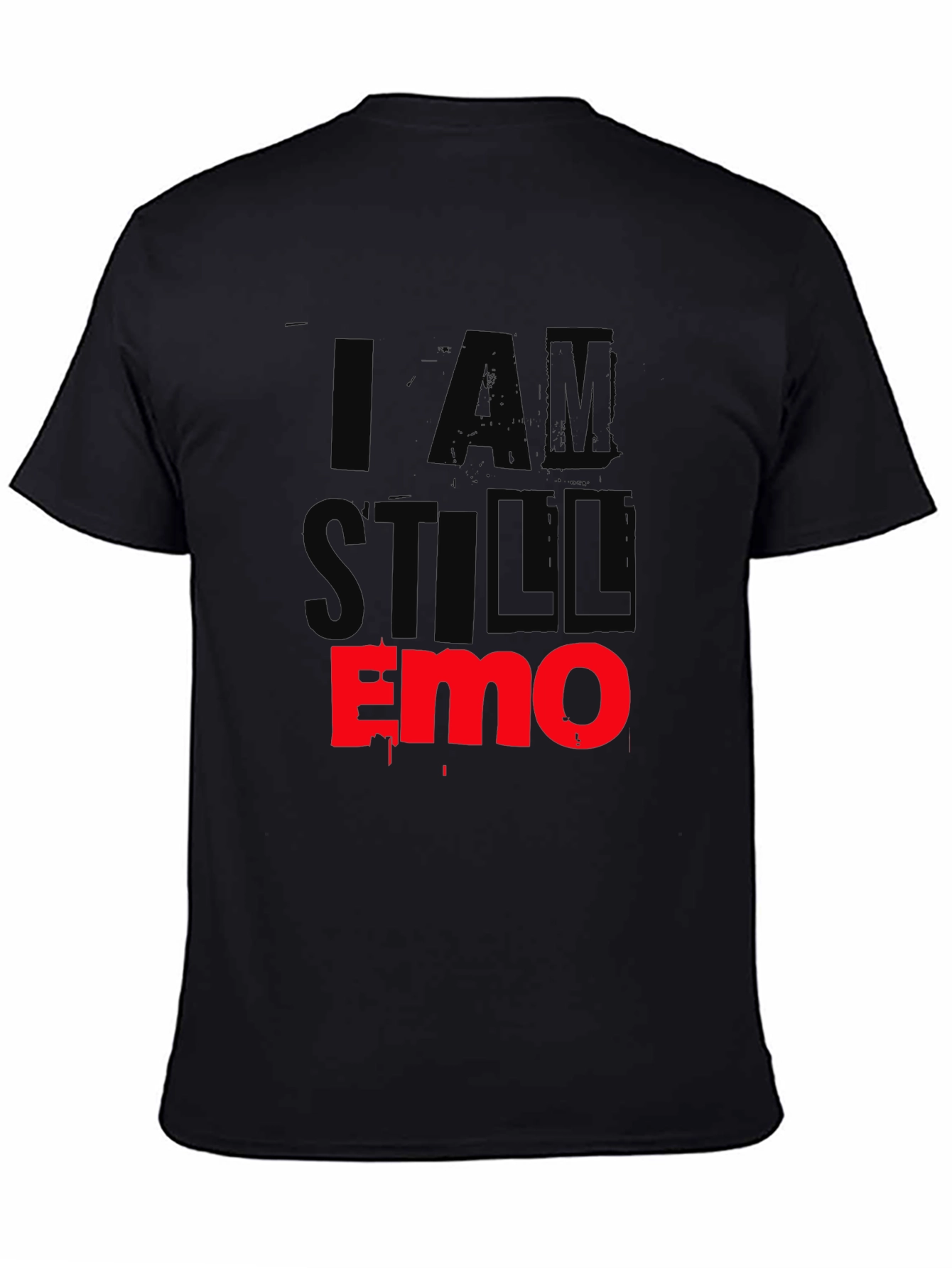 I Am Still Emo Black T-Shirt