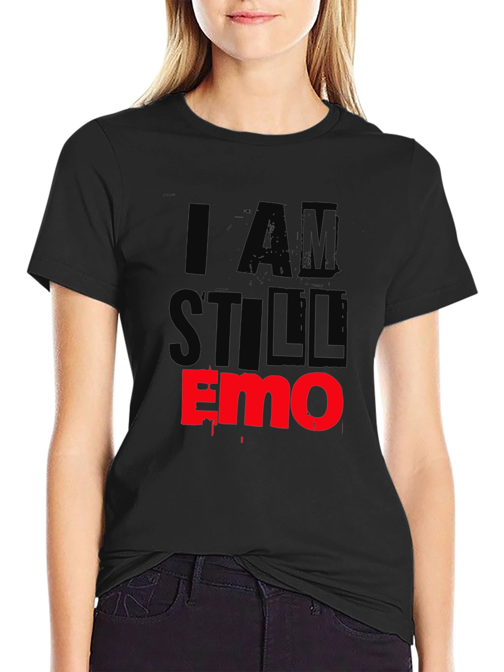 I Am Still Emo Black T-Shirt