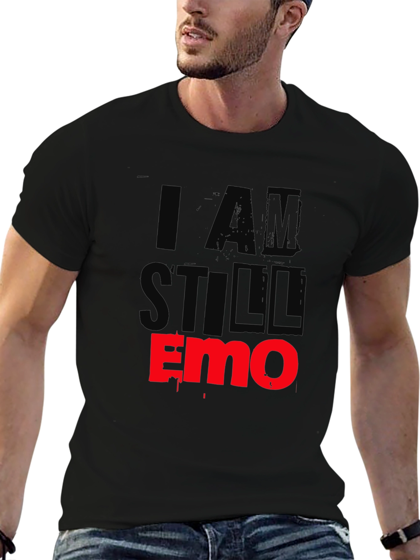 I Am Still Emo Black T-Shirt