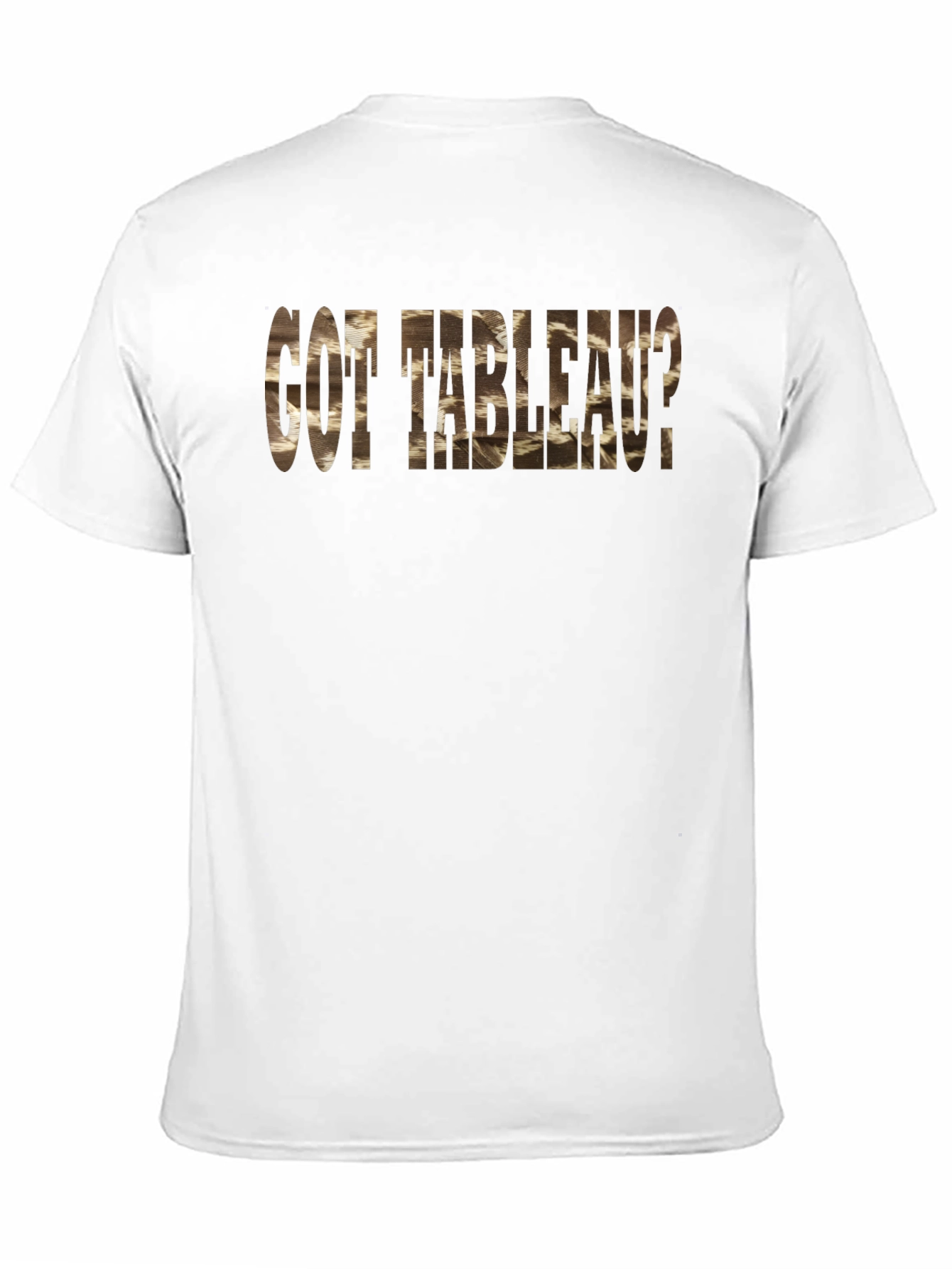 Got Tableau? Black Cotton Blend Graphic Tee