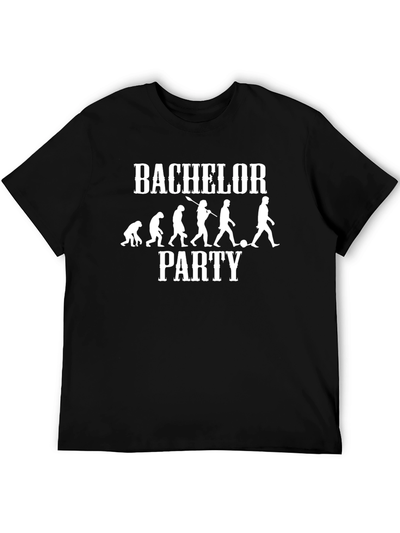 Bachelor Party Evolution T-Shirt - Funny Groom Tee