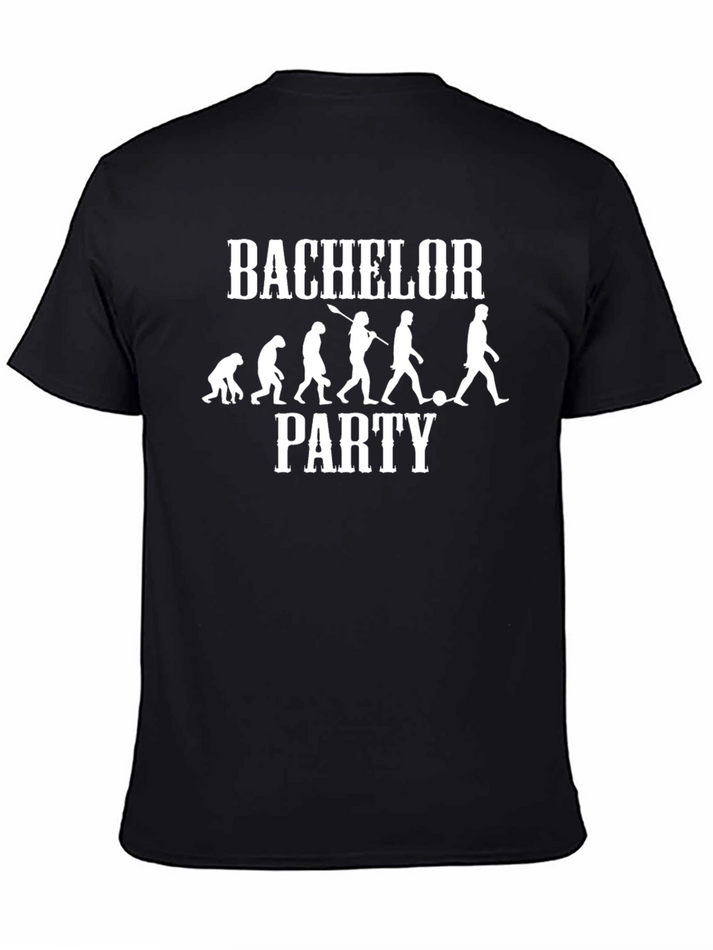 Bachelor Party Evolution T-Shirt - Funny Groom Tee