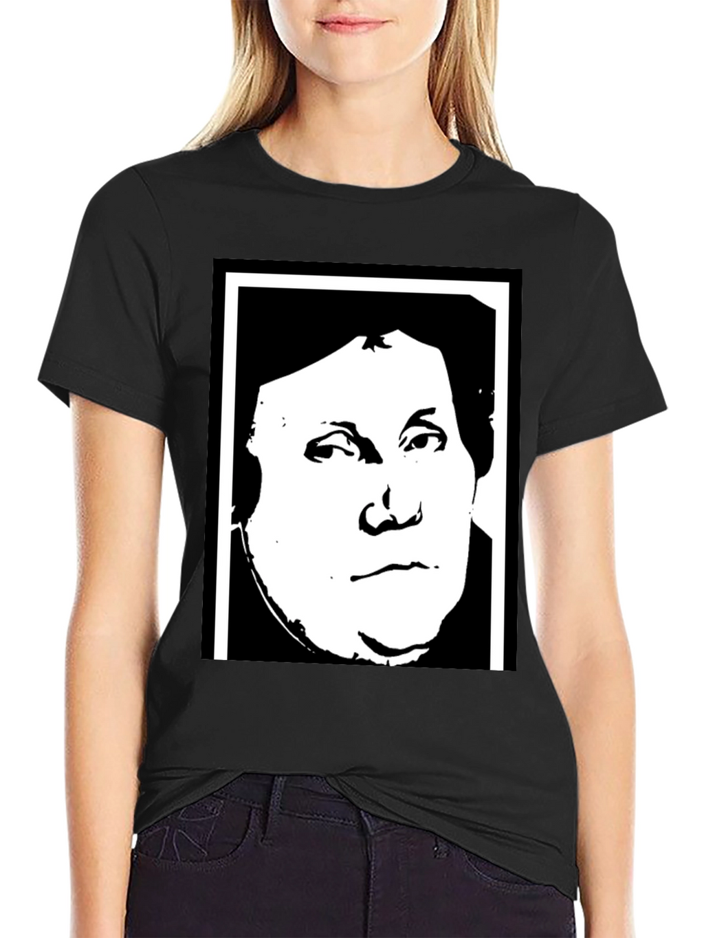 Martin Luther Graphic Tee - Black Unisex T-Shirt