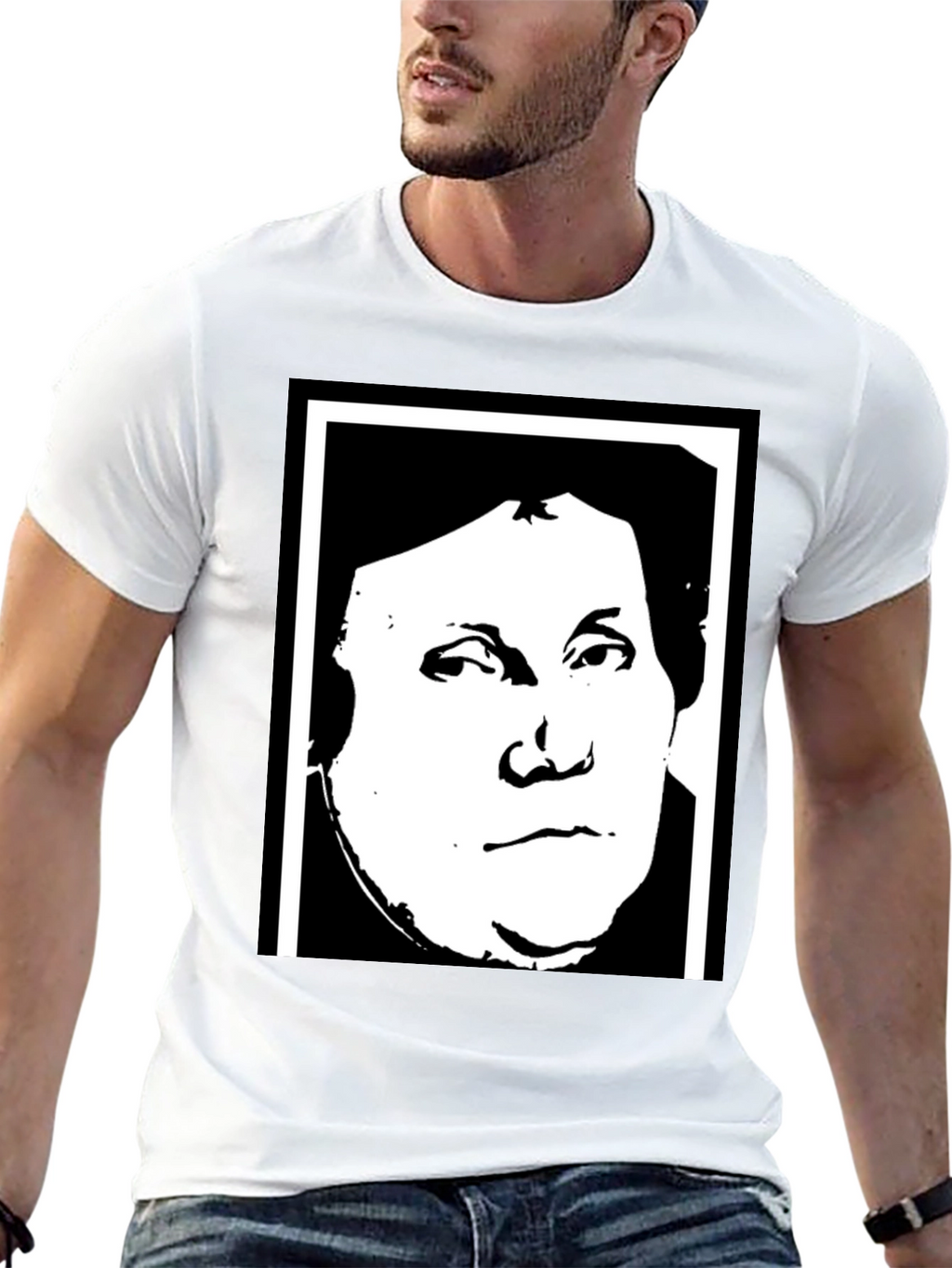 Martin Luther Graphic Tee - Black Unisex T-Shirt