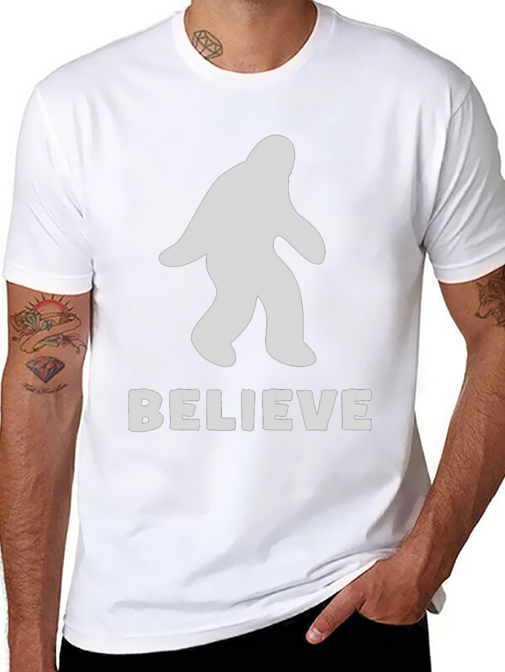 Believe Sasquatch T-Shirt - Cryptid Tee