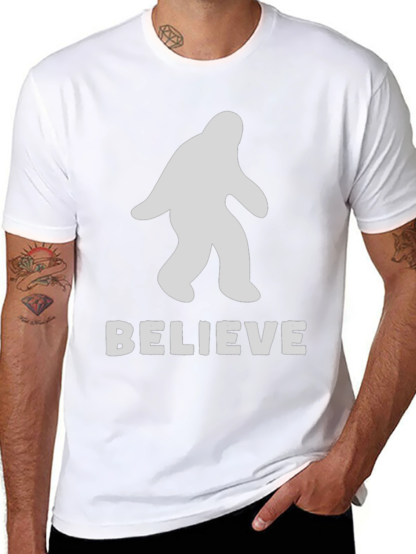 Believe Sasquatch T-Shirt - Cryptid Tee