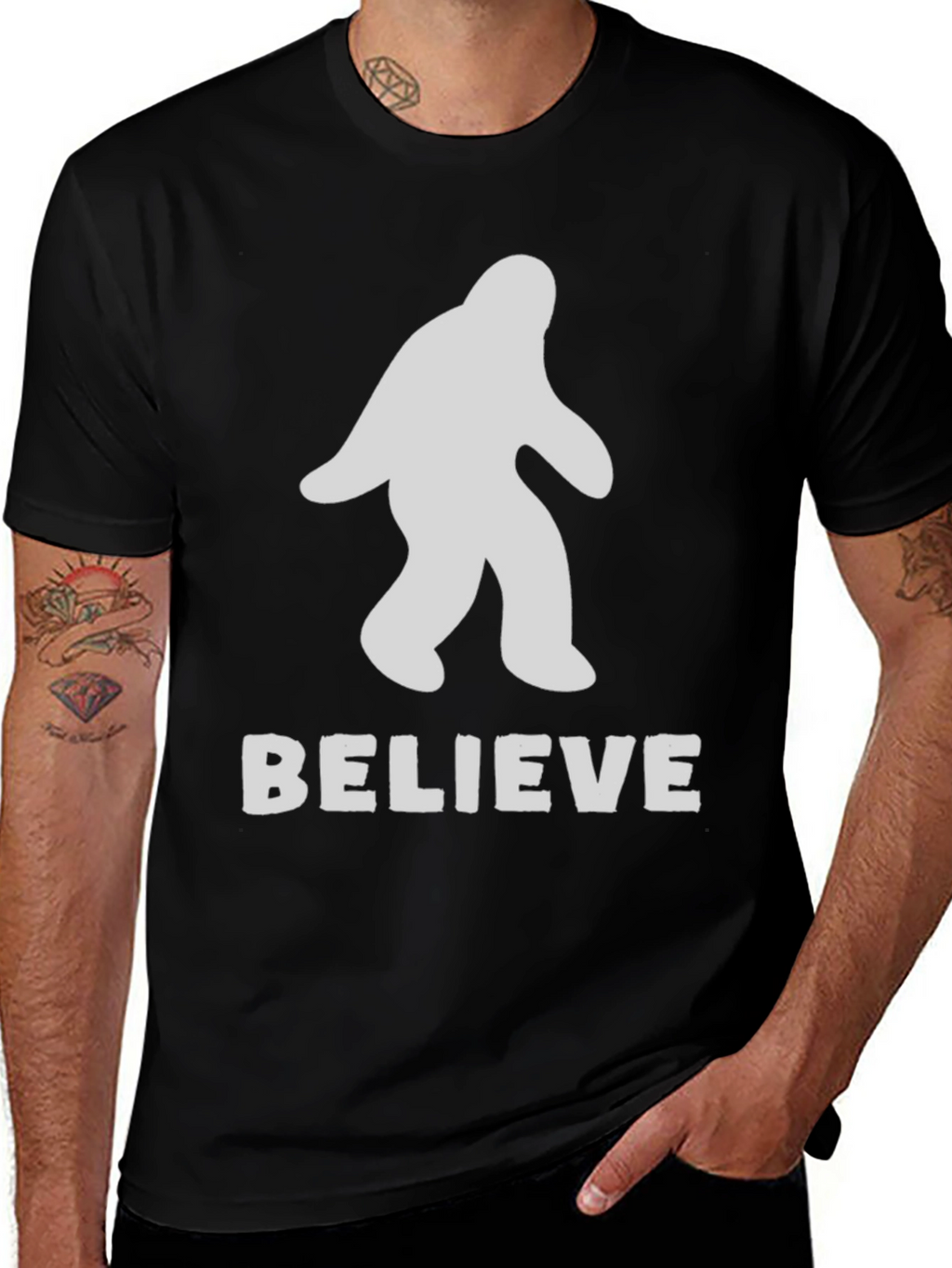 Believe Sasquatch T-Shirt - Cryptid Tee