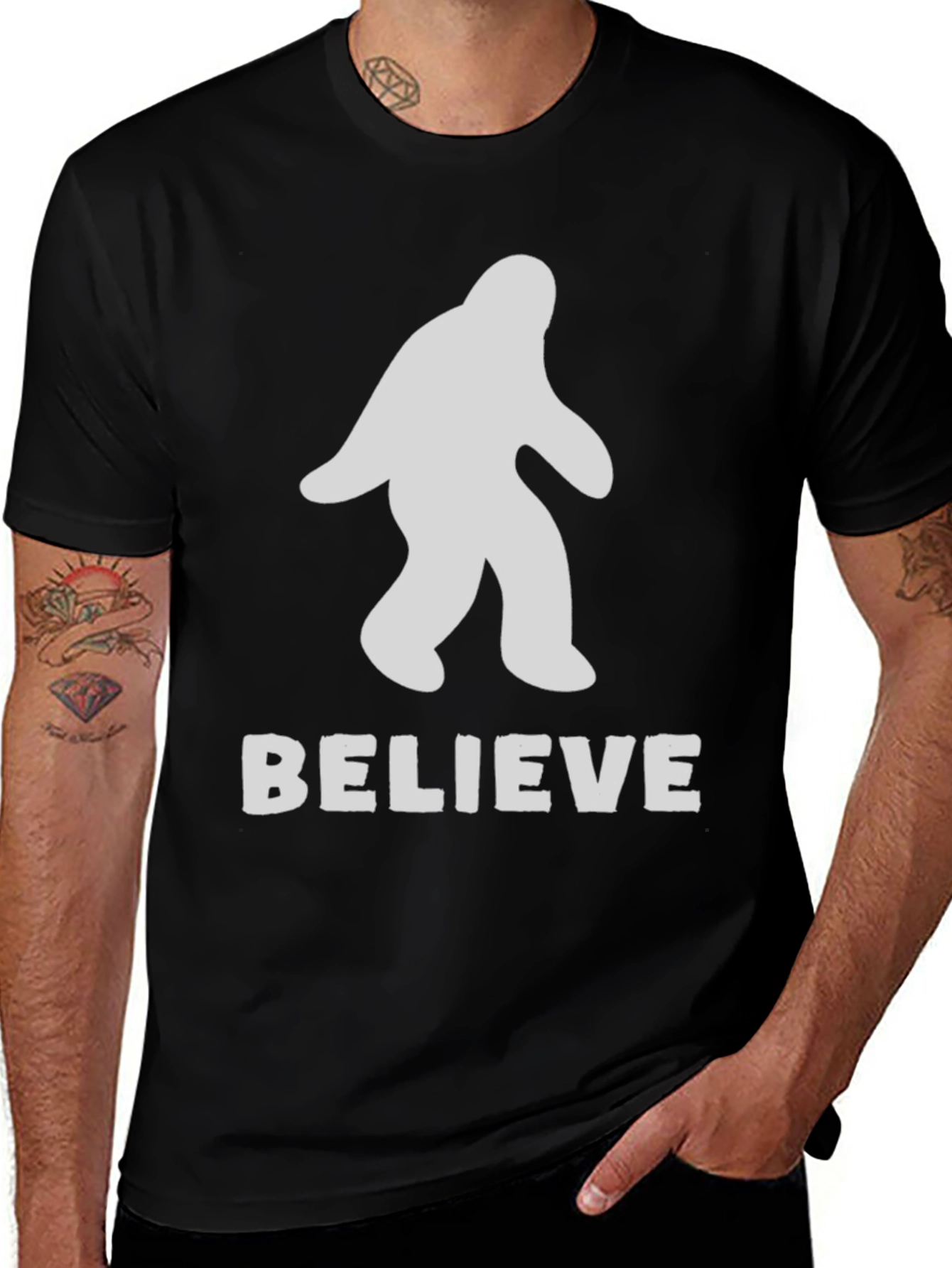 Believe Sasquatch T-Shirt - Cryptid Tee