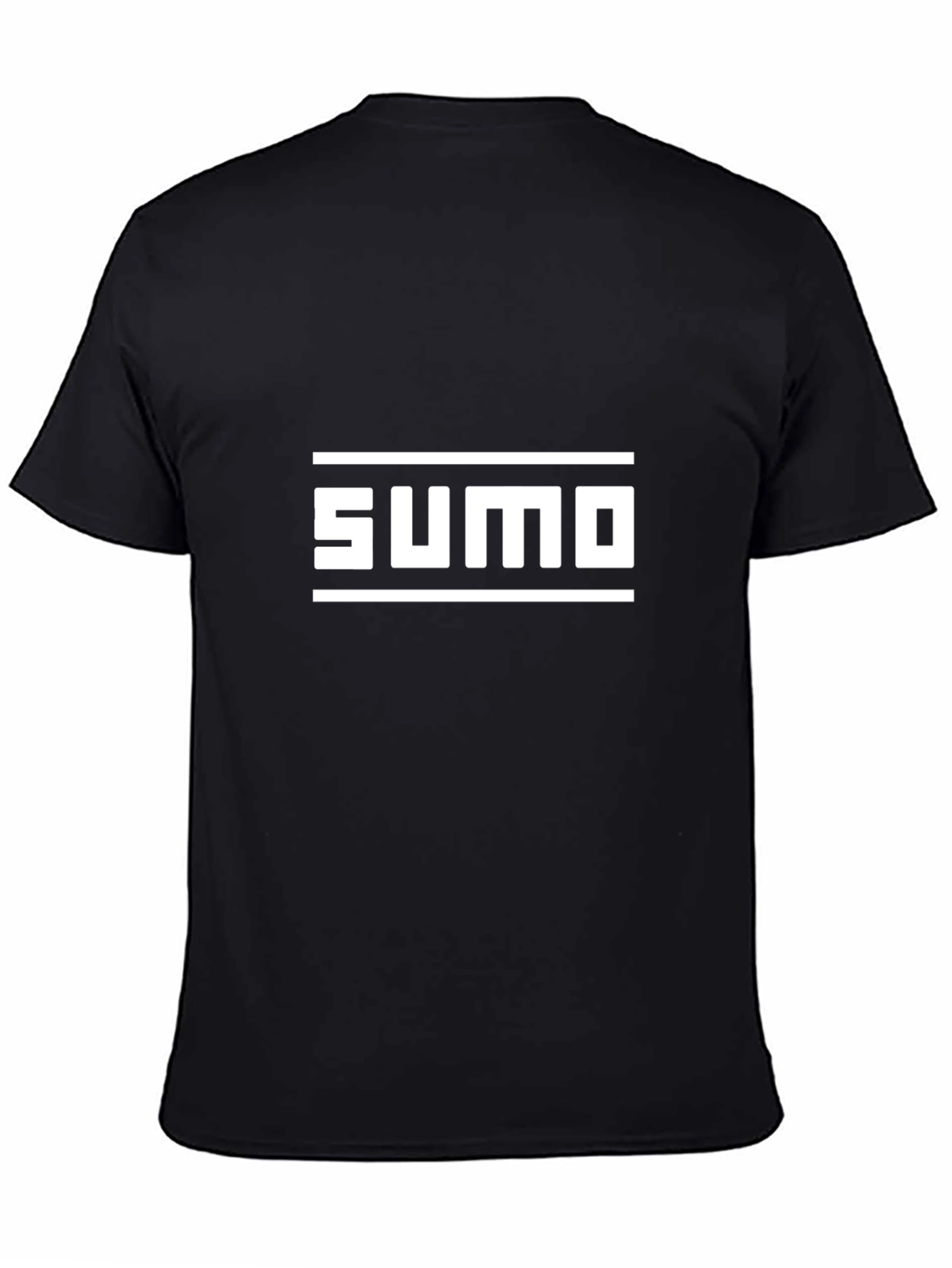 Sumo Graphic Tee - Stylish Black Cotton T-Shirt