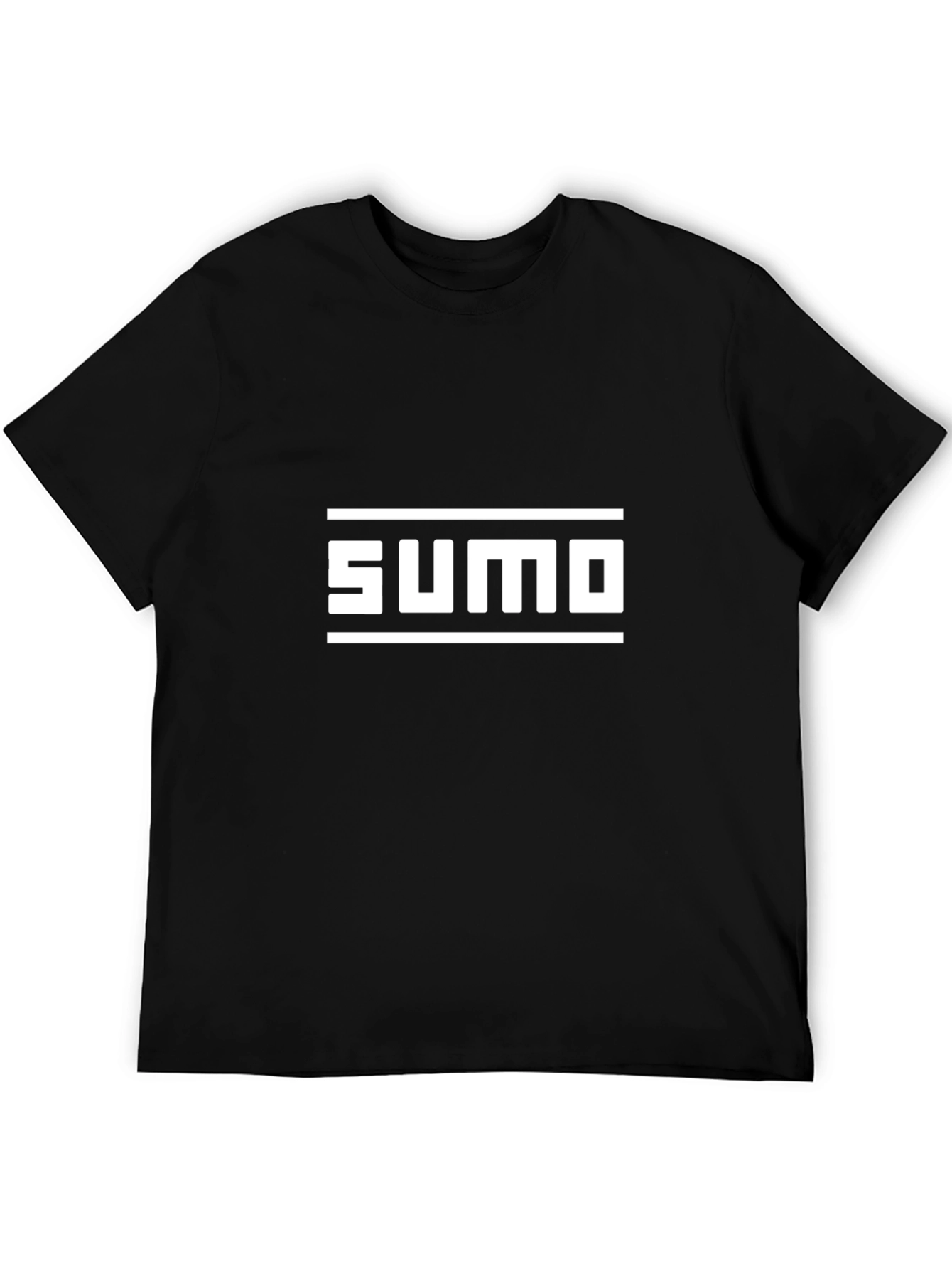 Sumo Graphic Tee - Stylish Black Cotton T-Shirt